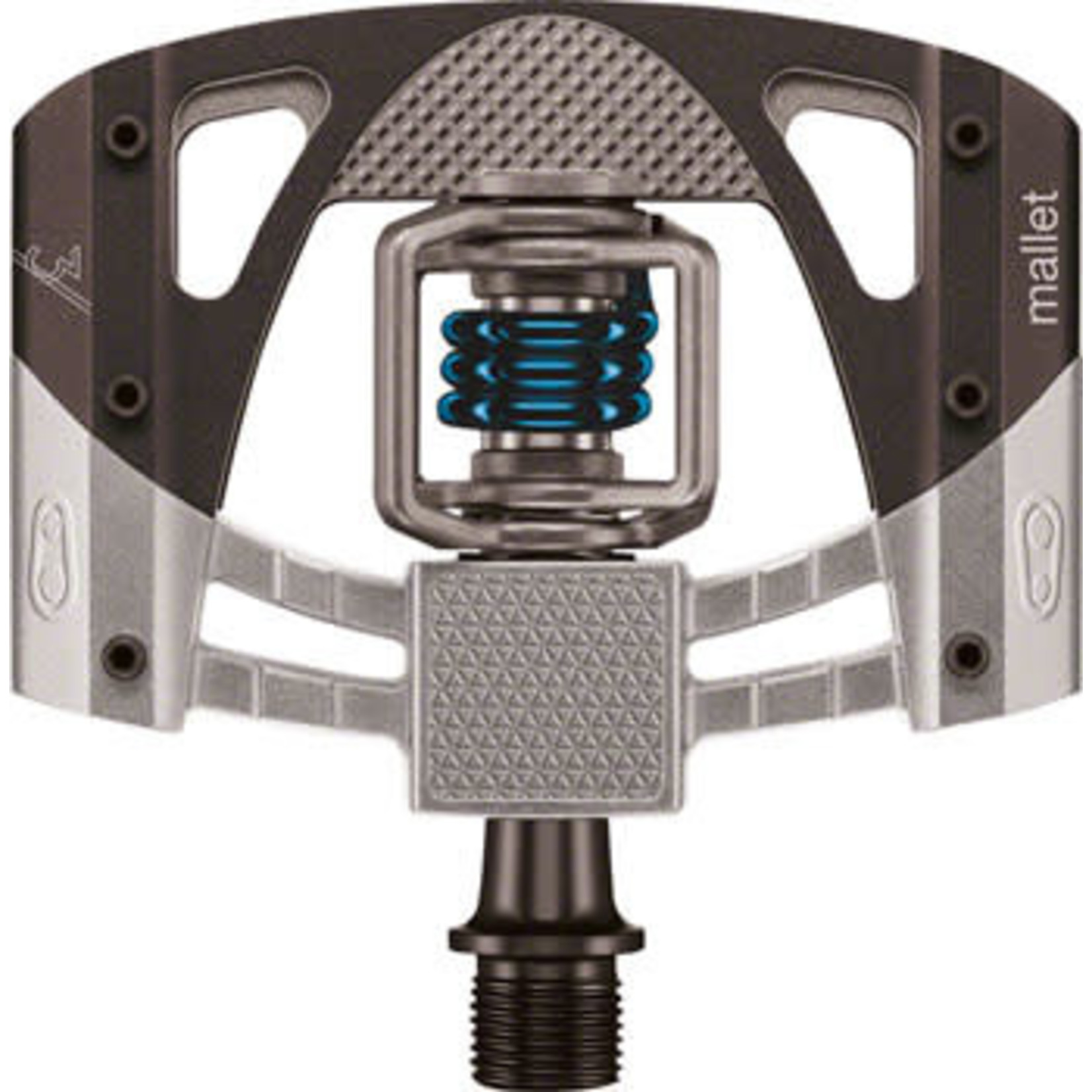 Crank Brothers Mallet 3 Pedals, Black/Raw