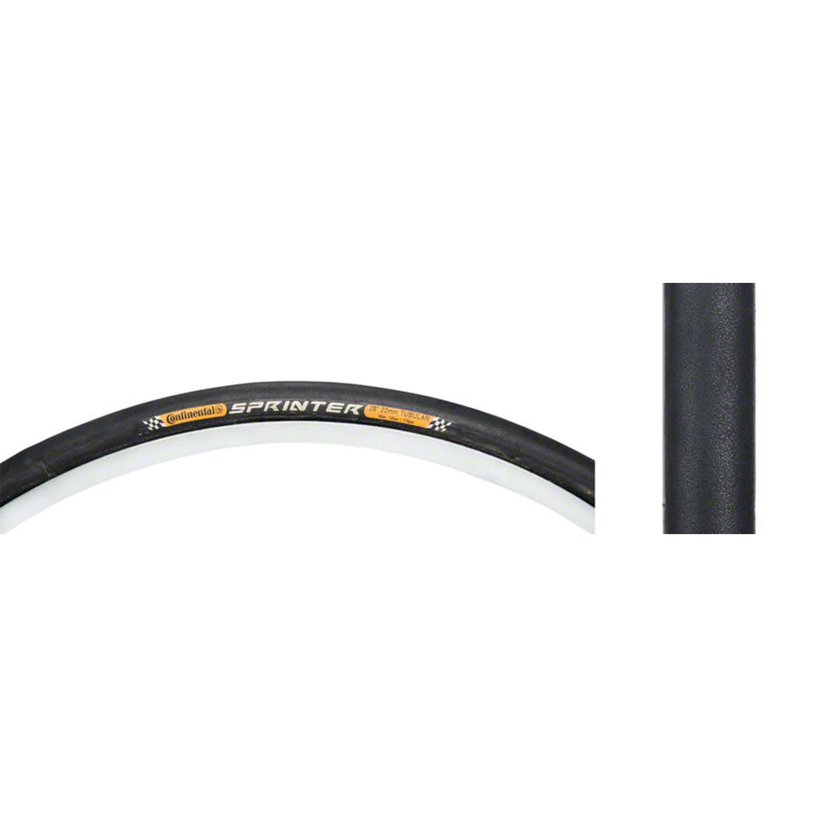 Continental Sprinter Tire - 700 x 25, Tubular, Folding, Black, BlackChili, SafetySystem Breaker