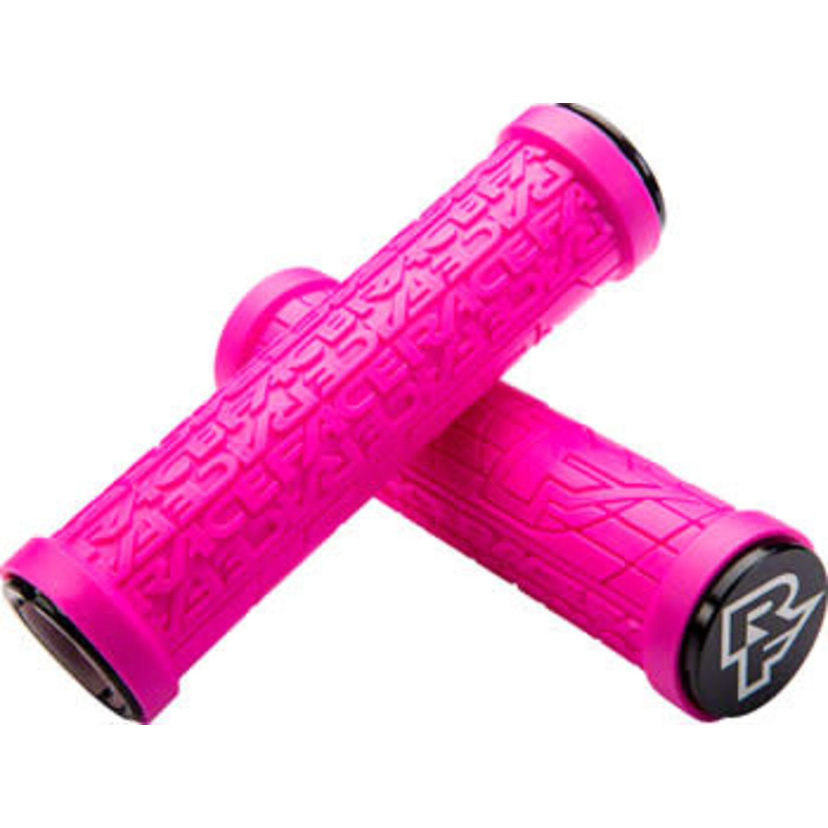 RaceFace Grippler Grips - Magenta, Lock-On, 30mm