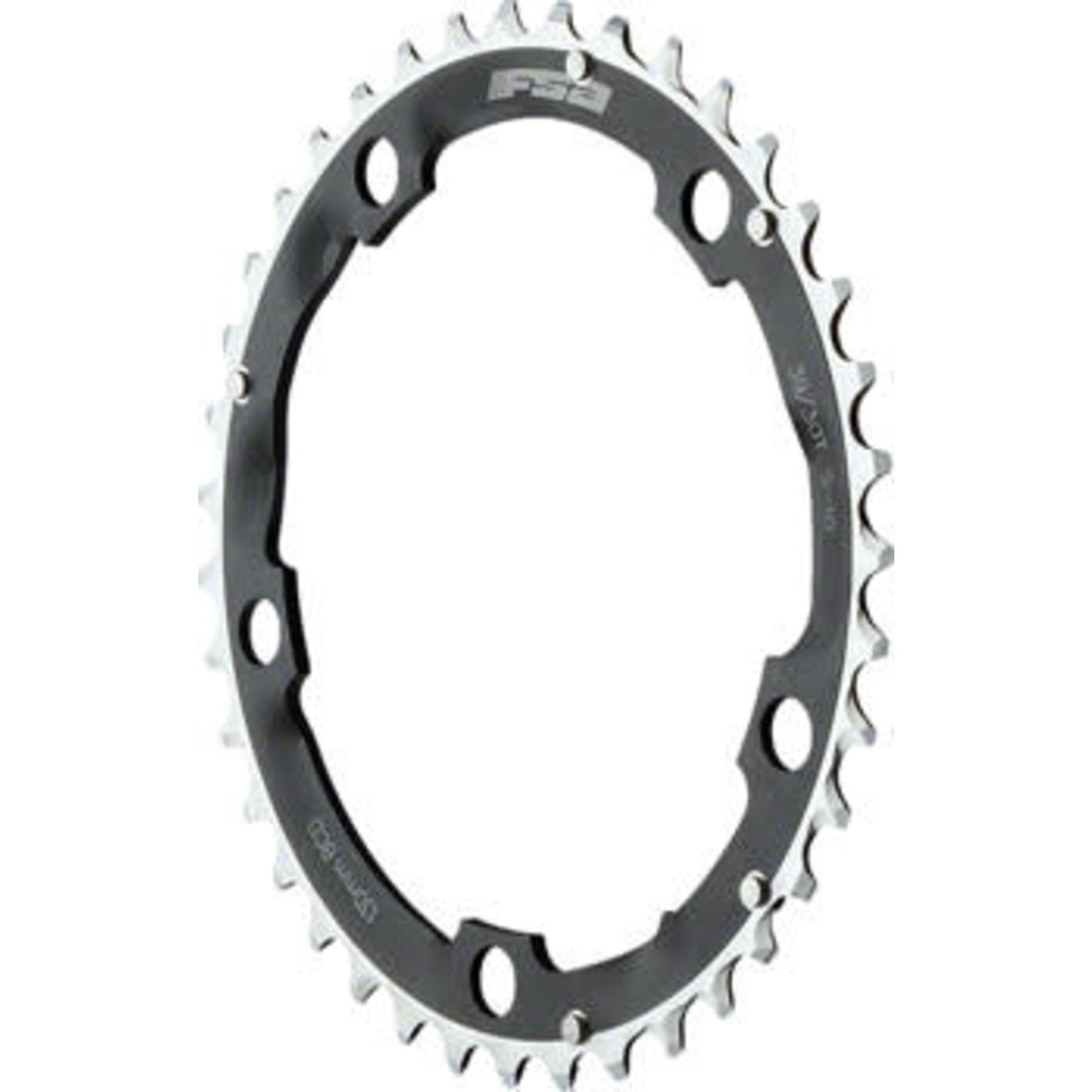 Full Speed Ahead Pro Road Triple Chainring - 39t, 130 BCD, Aluminum, N-10, Black