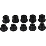 Problem Solvers 8mm Double Chainring, Dual Hex, Black Alloy Chainring Bolts Set