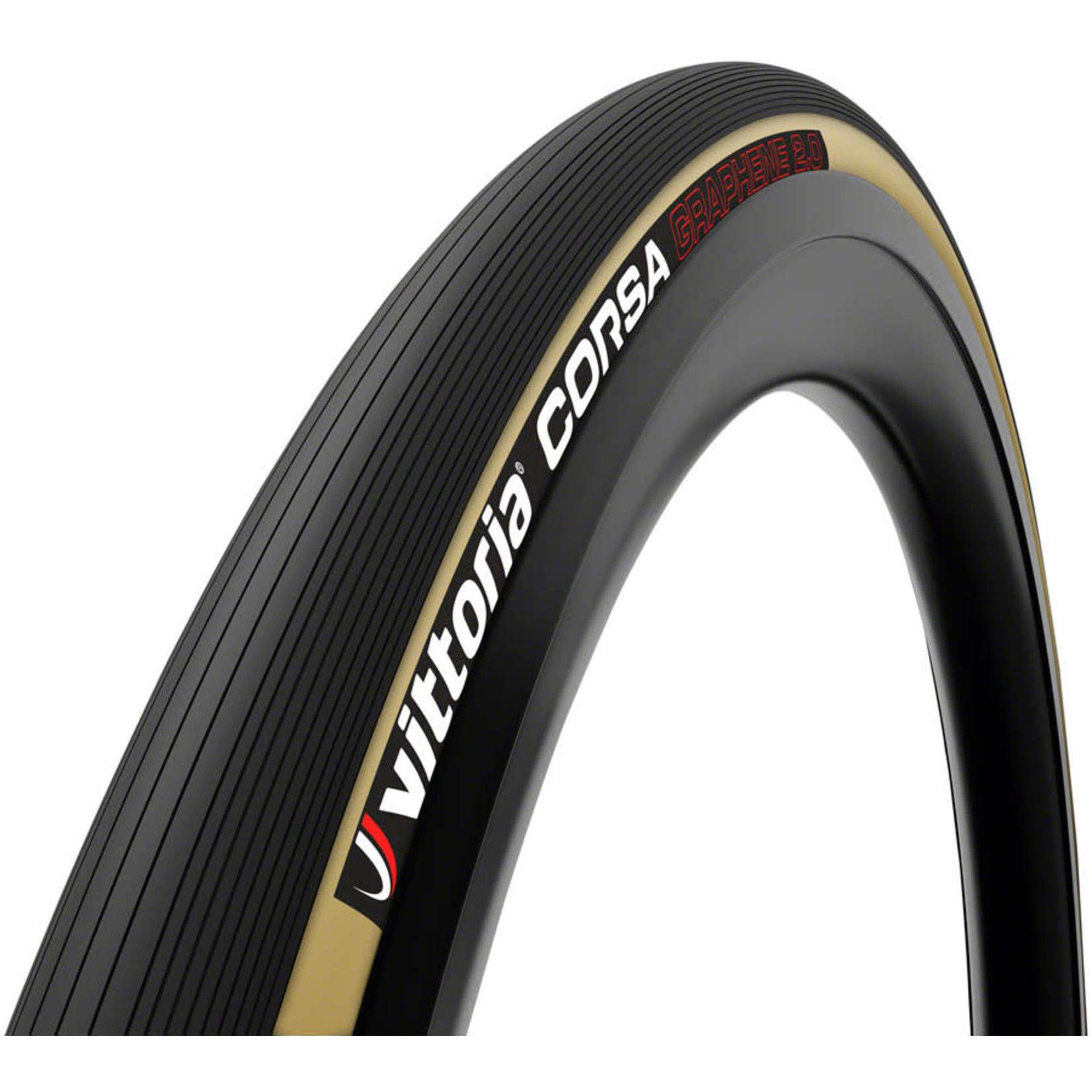 Vittoria Corsa G2.0 Tire - 700 x 30, Clincher, Folding, Black/Para, 320tpi