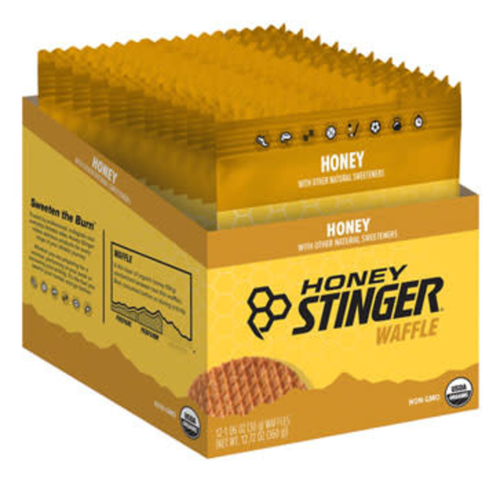 Honey Stinger Stinger Waffle, Honey, 12/Count