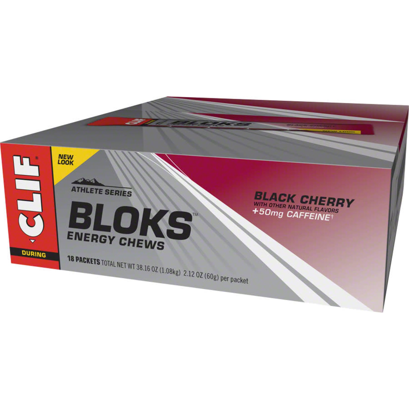 Clif Bar Energy Chews, Black Cherry, 18/Count