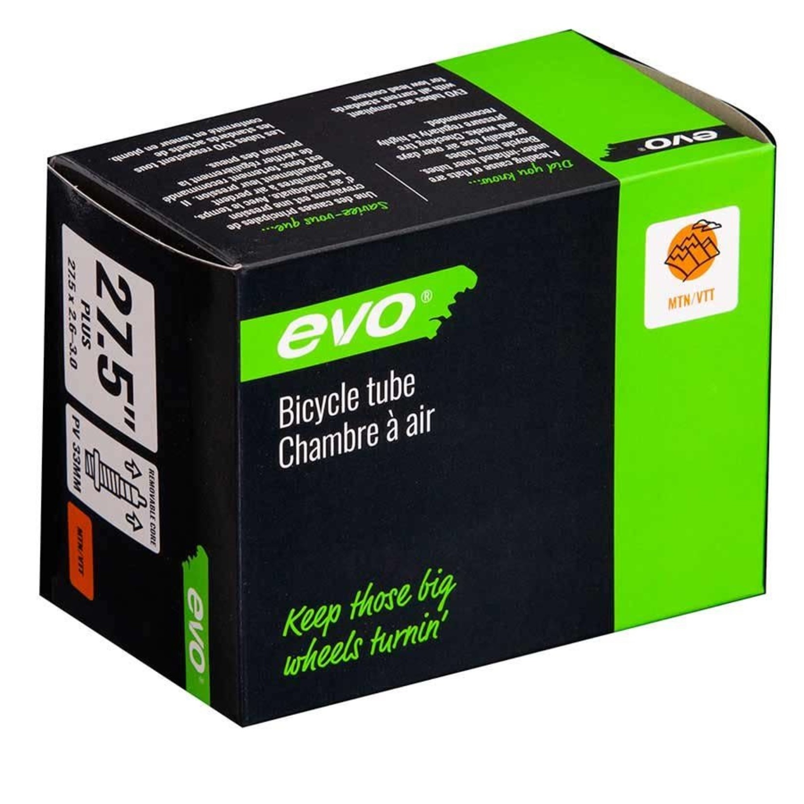 Evo Presta, Tube, Length: 48mm, 27.5'', 2.60-3.00