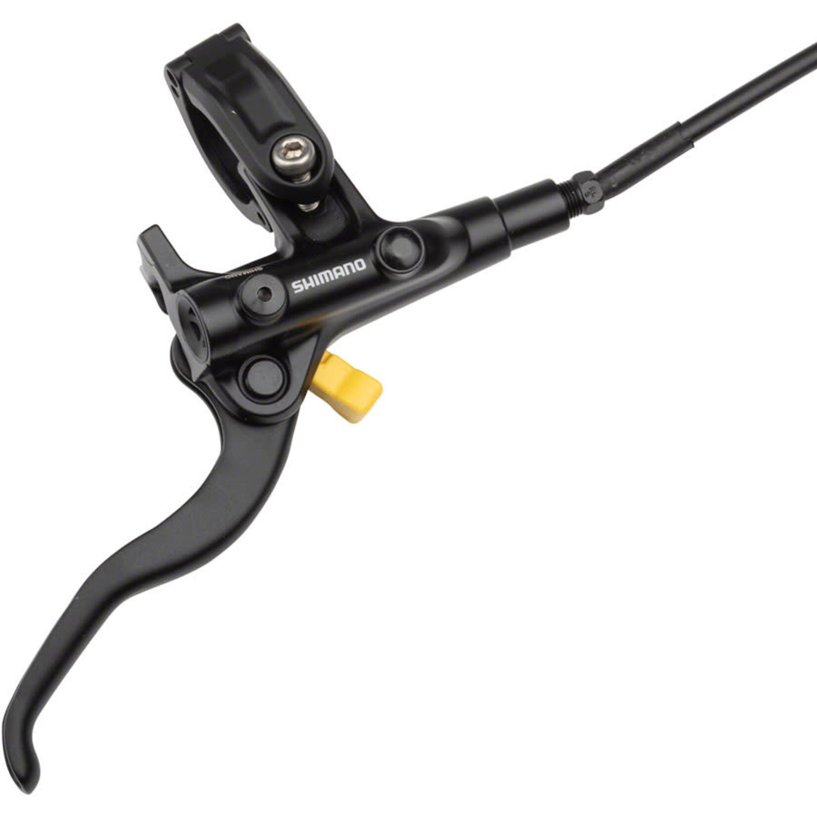 Shimano Deore BL-M4100/BR-MT410 Disc Brake and Lever - Rear Hydraulic Resin Pads Gray