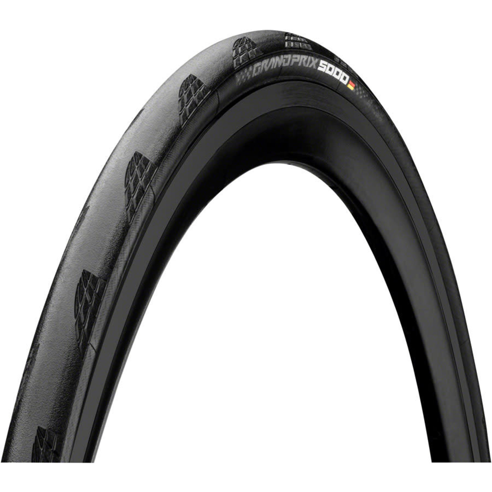 Continental Grand Prix 5000 Tire - 700 x 25, Clincher, Folding, Black, BlackChili, Vectran Breaker, LazerGrip, ACT