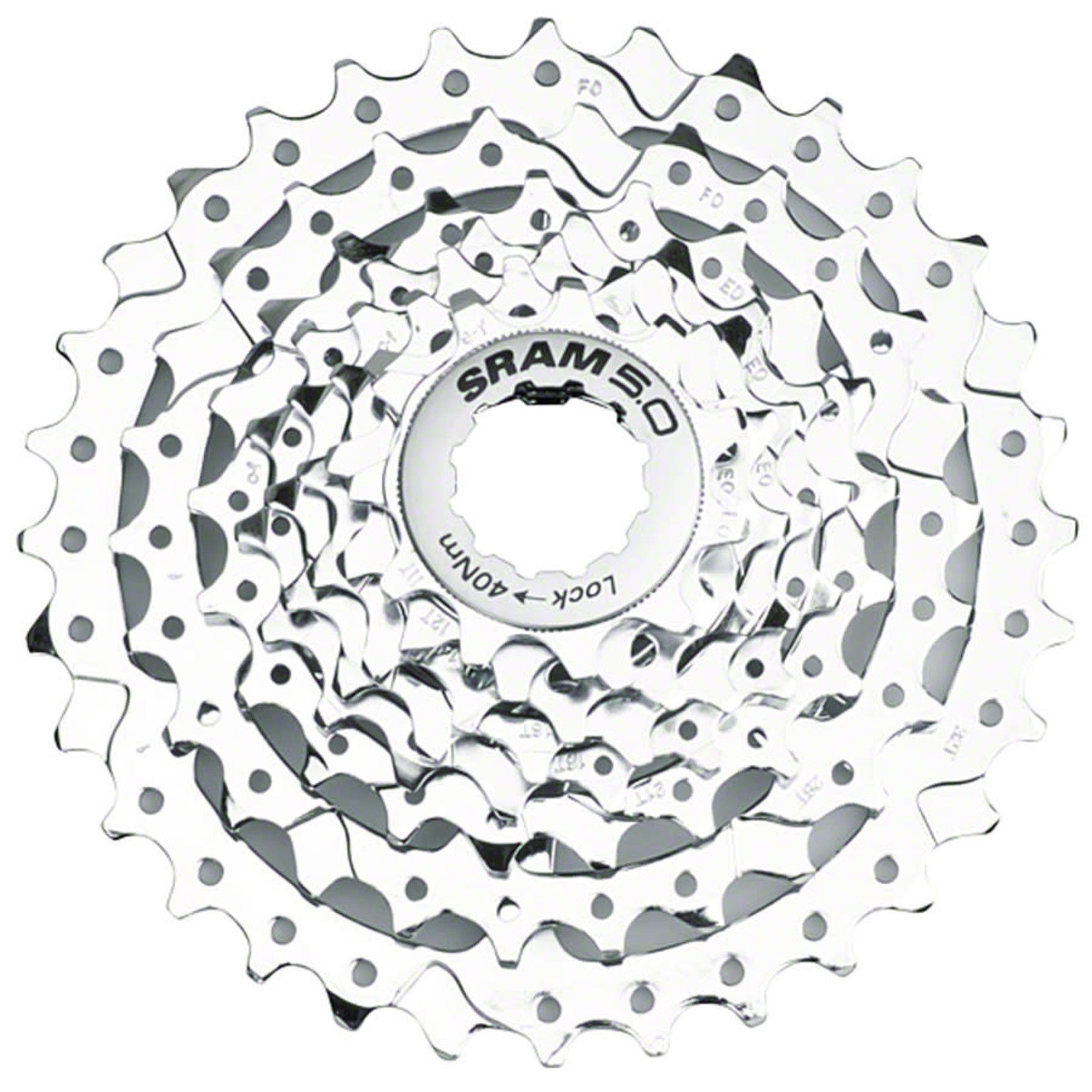 Sram PG-850 Cassette - 8 Speed, 11-32t, Silver