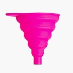 Muc-Off Collapsible Silicone Funnel, Large, Pink