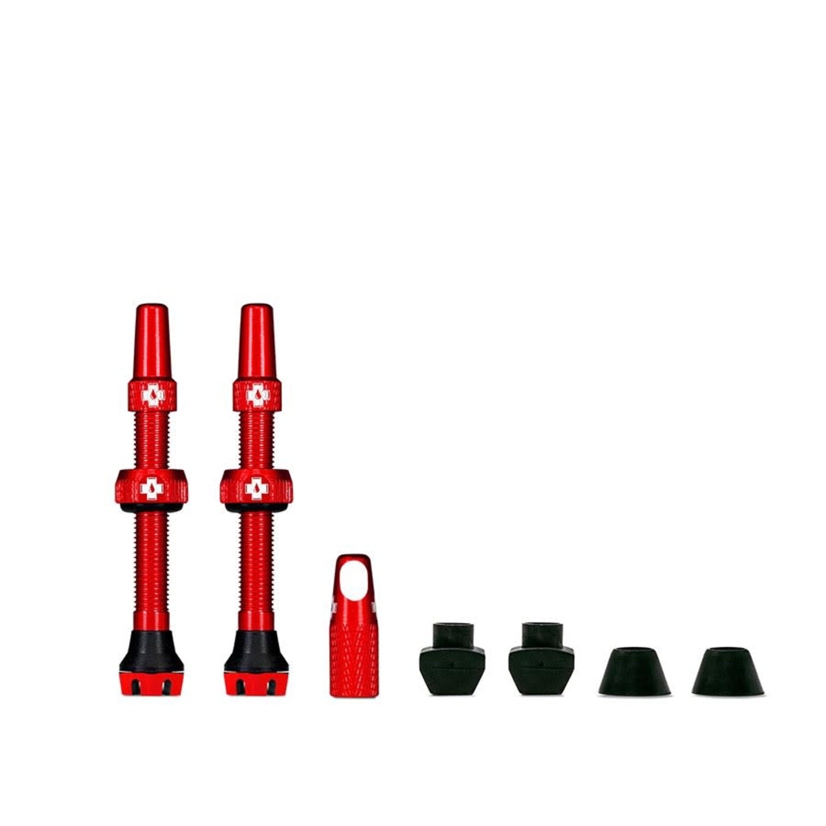 Muc-Off Tubeless Valve, 44mm, Pair - Red V2