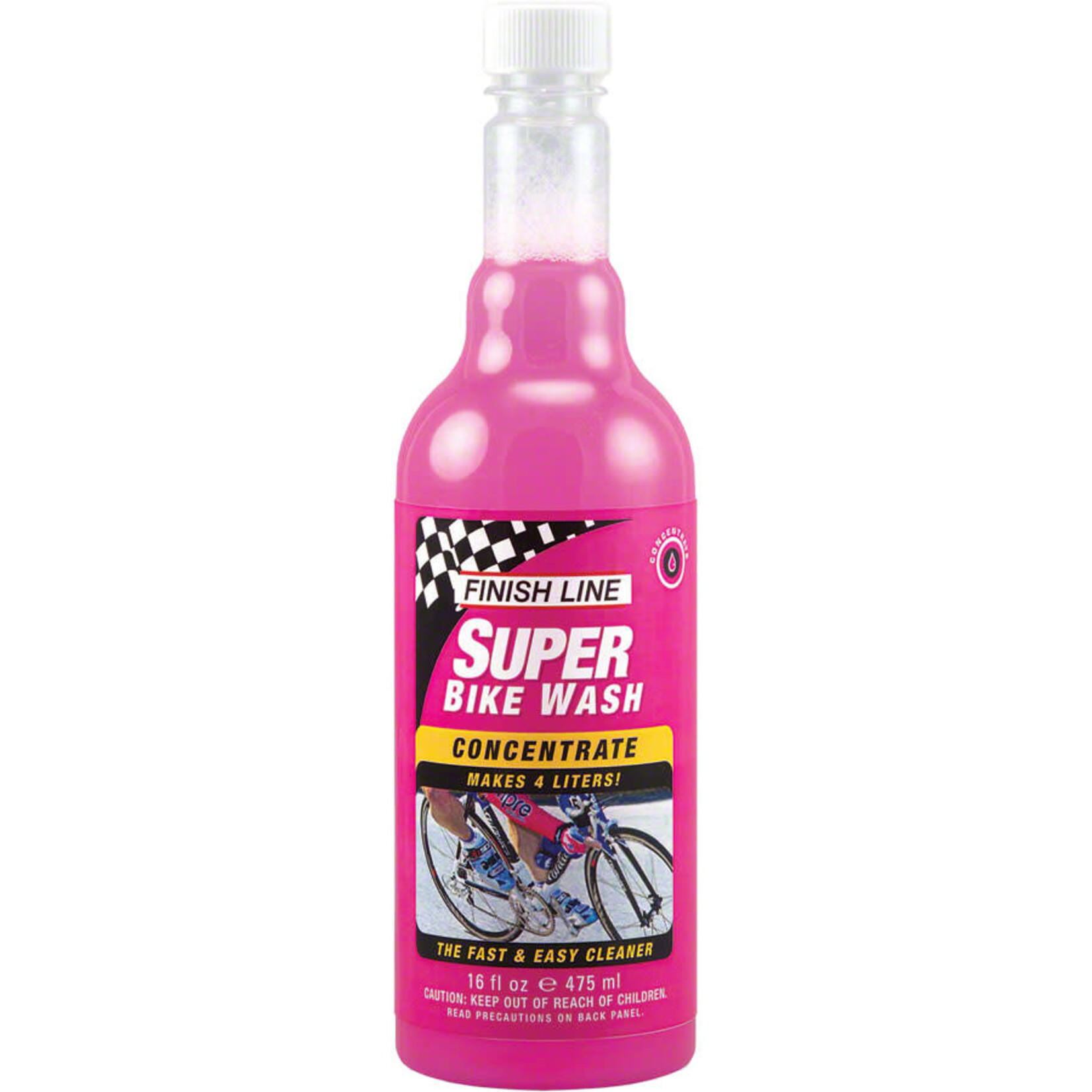 Finish Line Super Bike Wash Cleaner Concentrate, 16oz (Makes 1 Gallon)