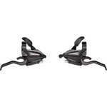Shimano ST-EF500-2A Shift / Brake Lever Set, 3X8 Speed, EZ-Fire Plus, 2F-Alloy, For V-Brake, Black