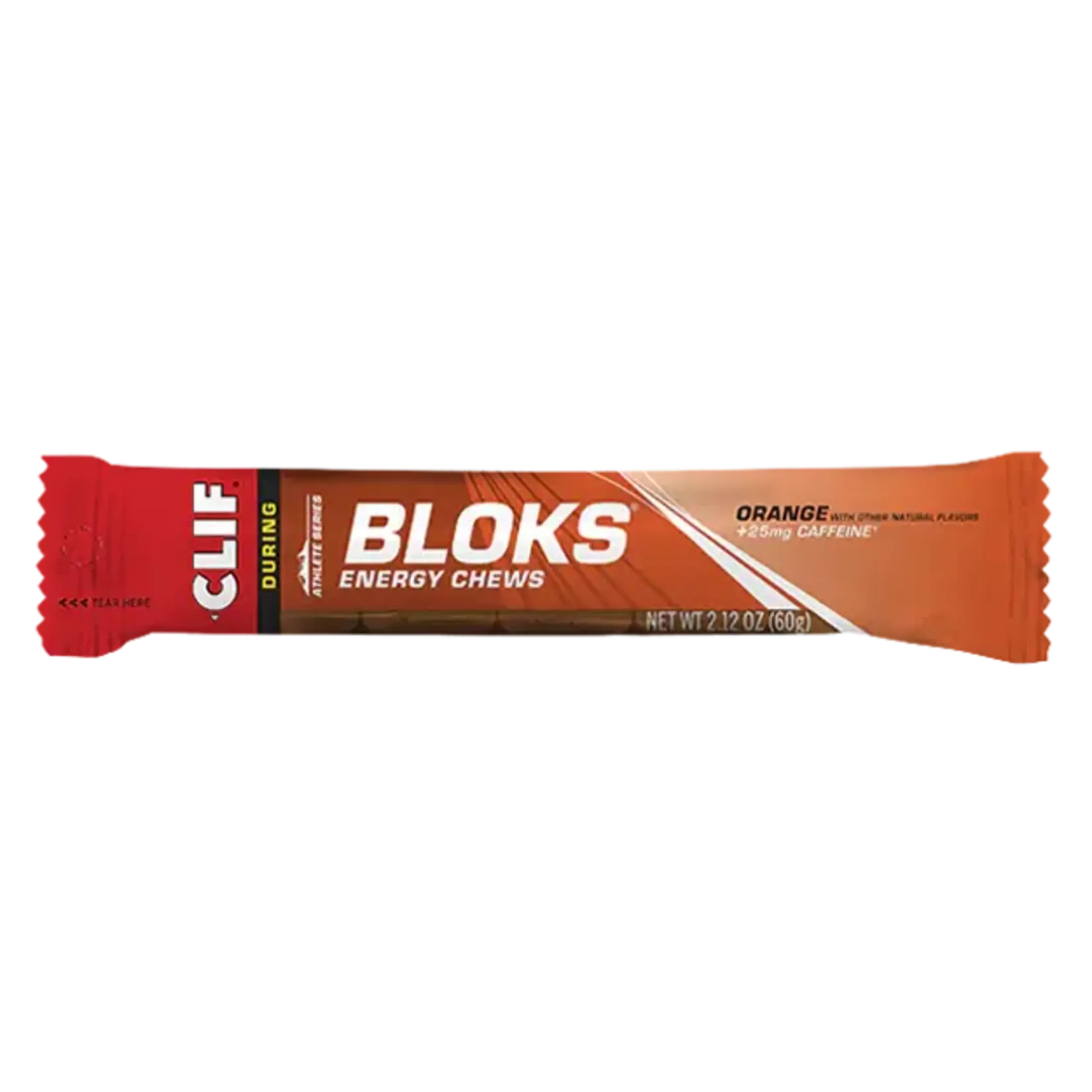 Clif Bar Bloks Energy Chews Orange with Caffeine single