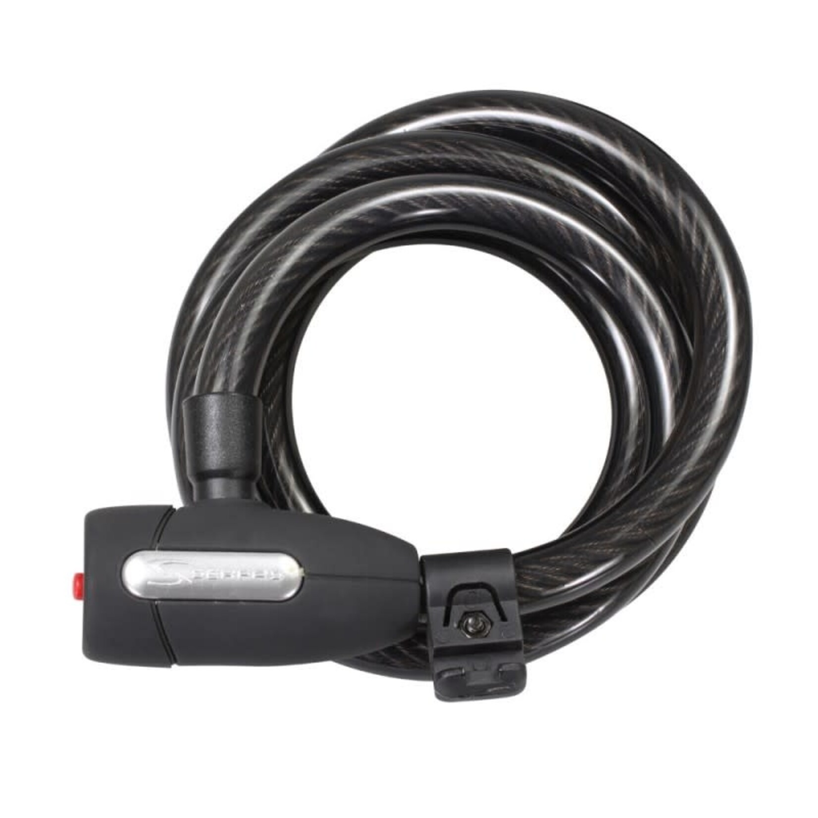 Serfas 6FT X 12 MM COILED KEY LOCK
