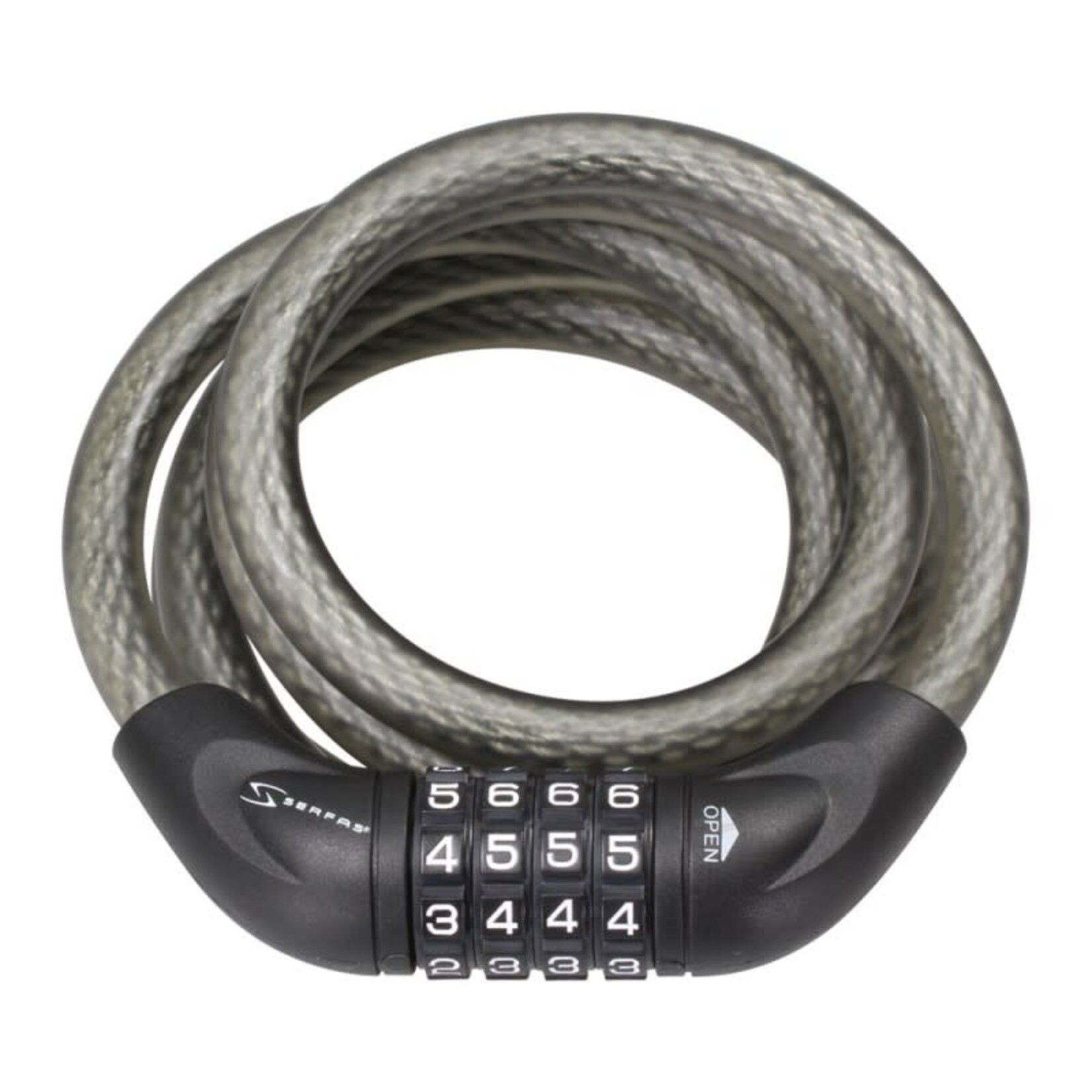 Serfas 5FT X 12 MM BRAIDED CABLE COMBO - NO BRACKET
