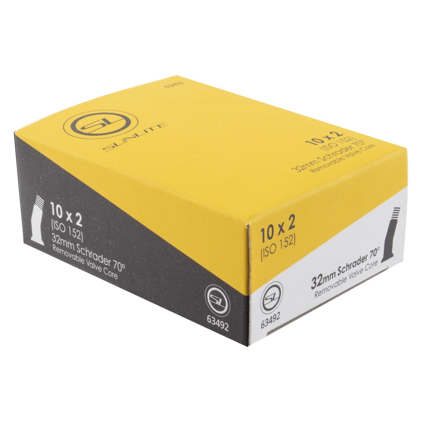 Sunlite 10"x 2" Scooter tube 70 degree Schrager 45mm Valve