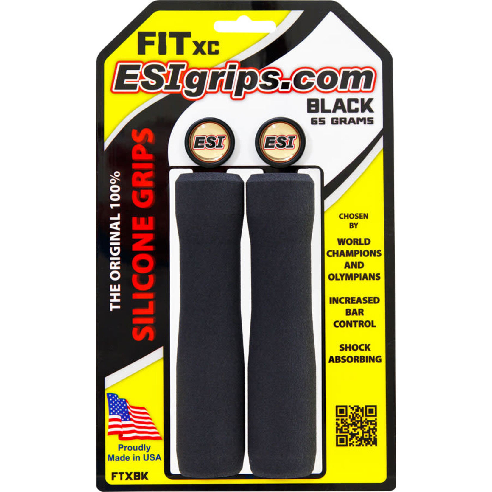 ESI FIT XC Grips - Black
