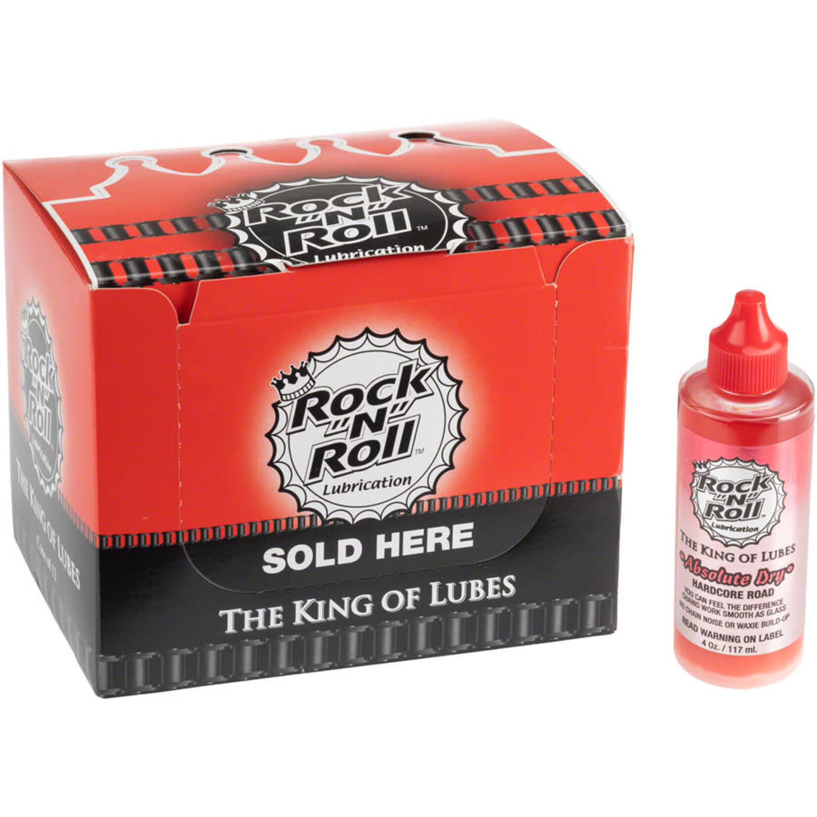 Rock-N-Roll Absolute Dry Chain Lube, 4.0oz, 12/Count