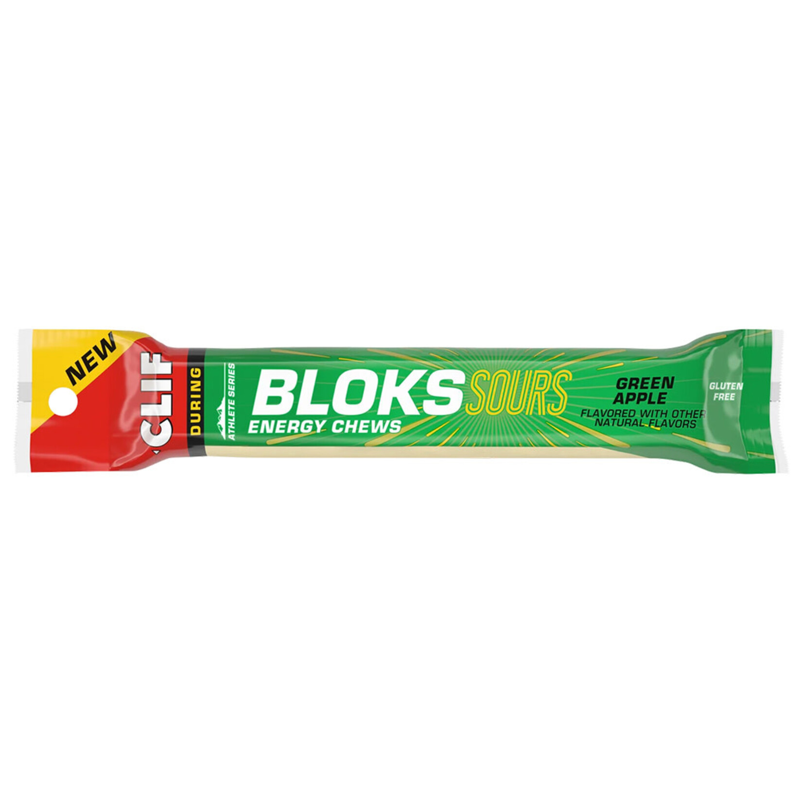 Clif Shot Bloks Energy Chews, Green Apple,single
