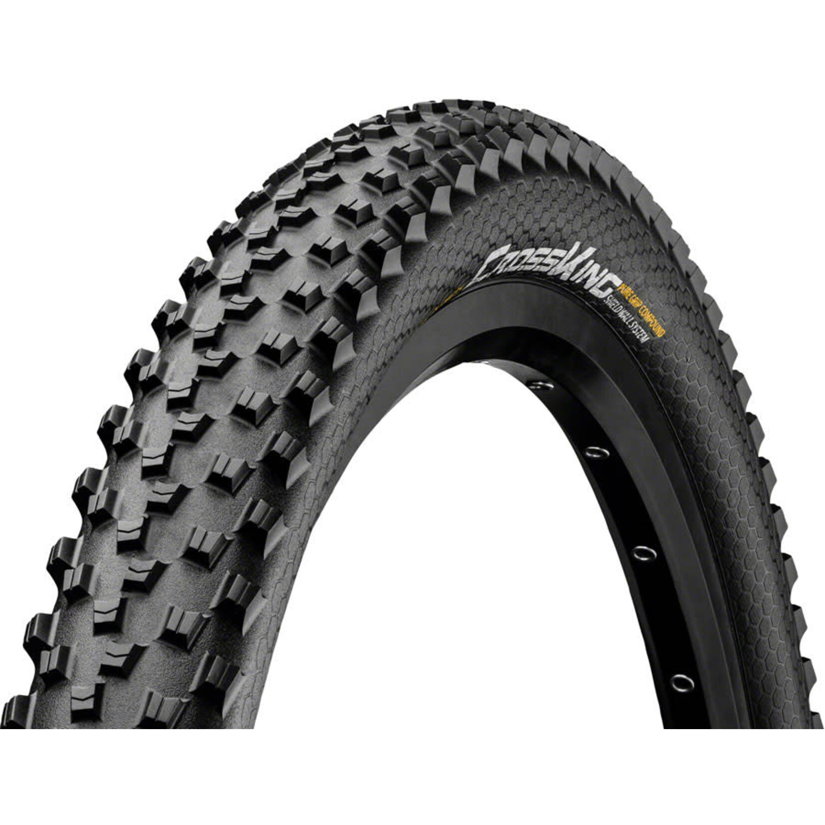 Continental Cross King Tire - 29 x 2.20, Tubeless, Folding, Black, PureGrip, ShieldWall System, E25