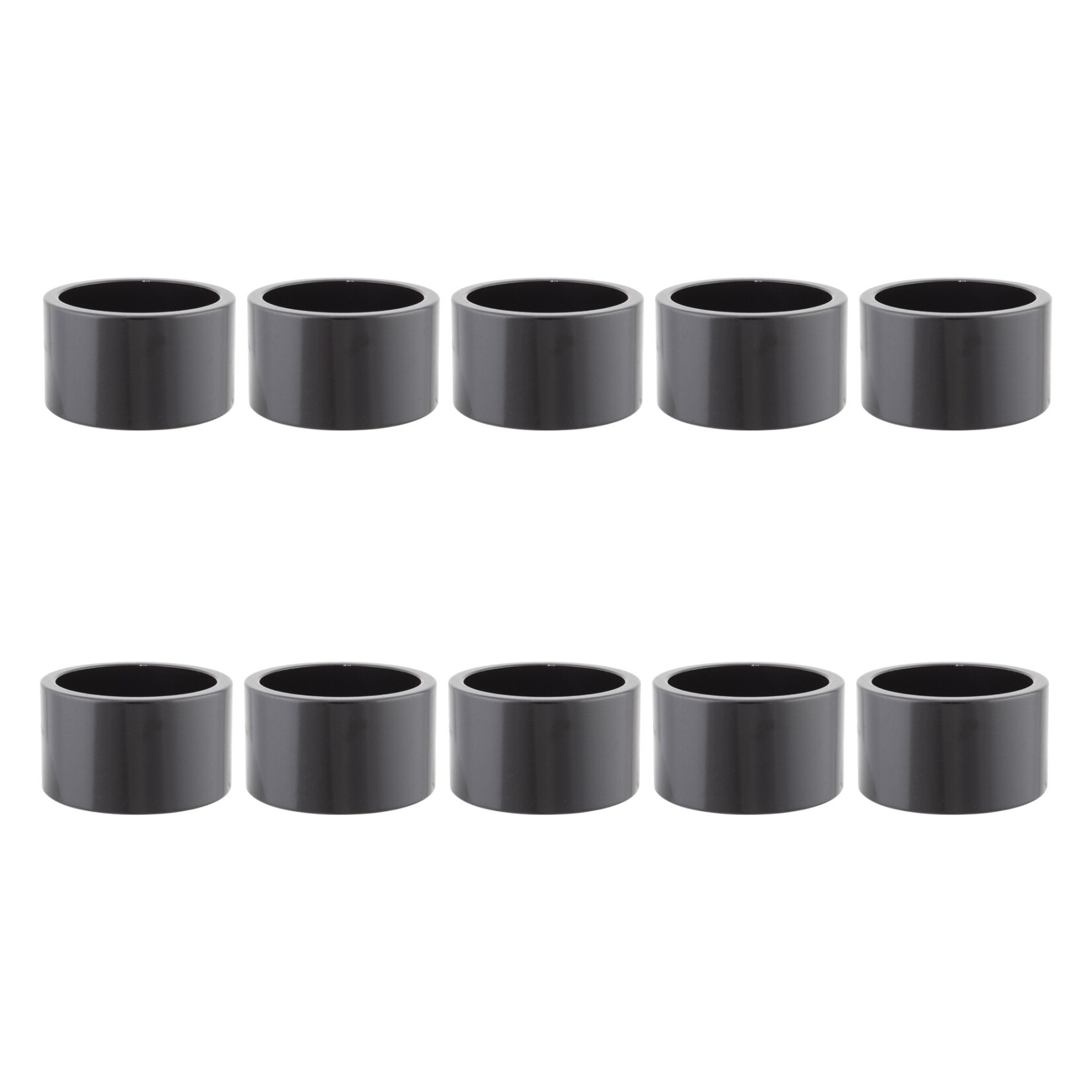 ORIGIN8 SPACER ALY 20mmx1-1/8 Black single