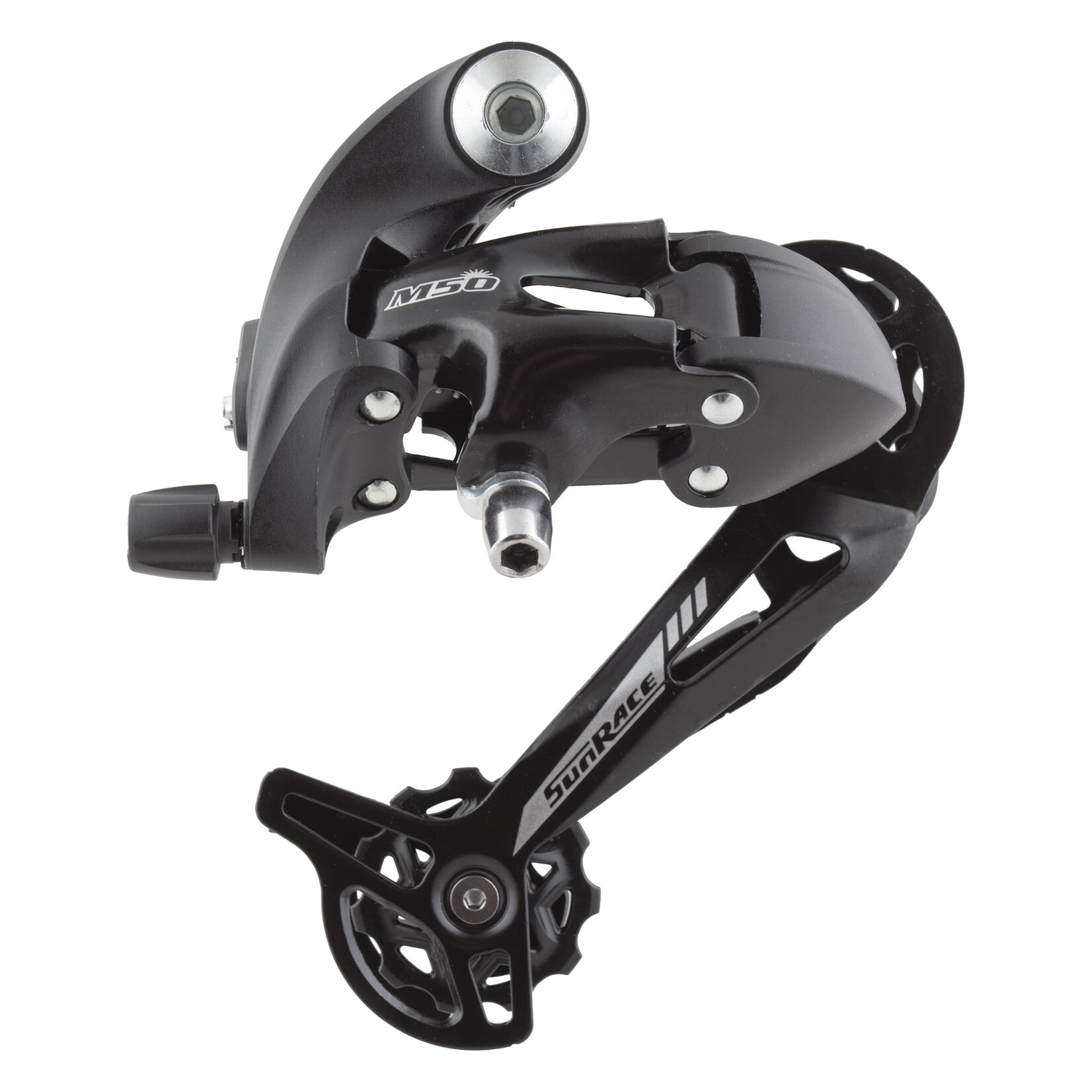 Sunrace RDM57 7/8sp Rear Derailleur, Long Cage - Black