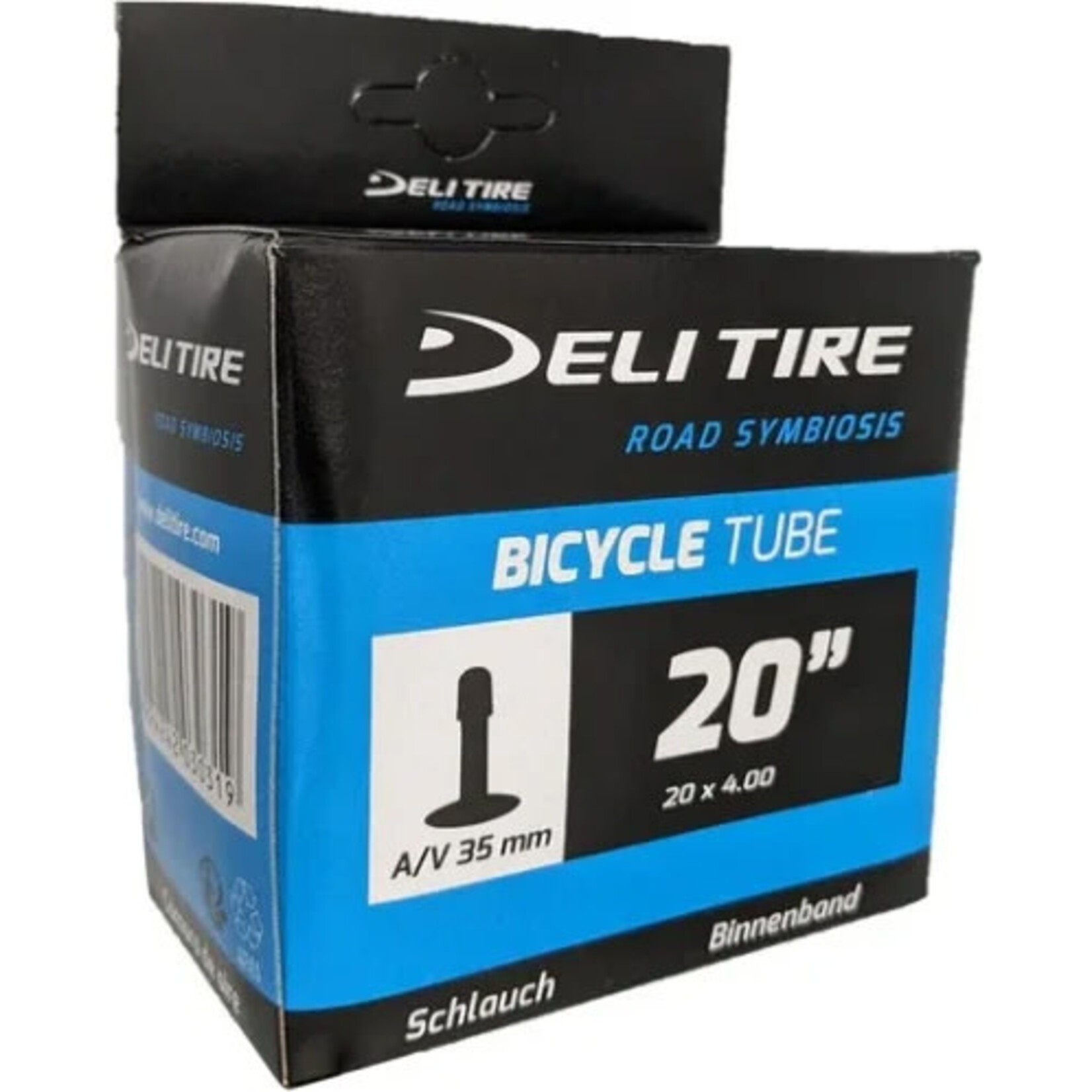 Delium Tire Standard Butyl Tube, 20x4.0-4.5", SV 48mm, Each