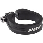 MSW Seatpost Clamp - 34.9mm, Bolt-On, Black