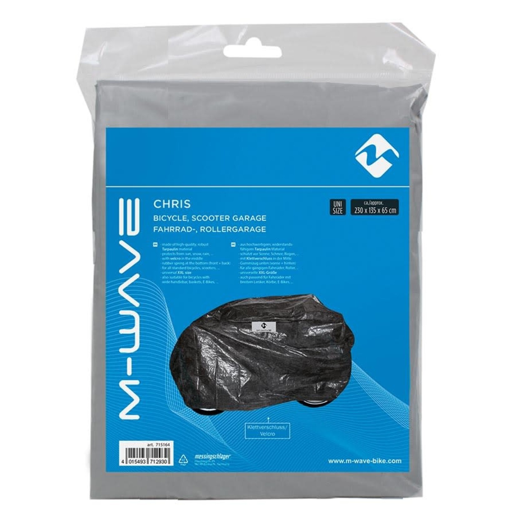 M-Wave Bicycle protective cover, 230 x 135 x 65cm