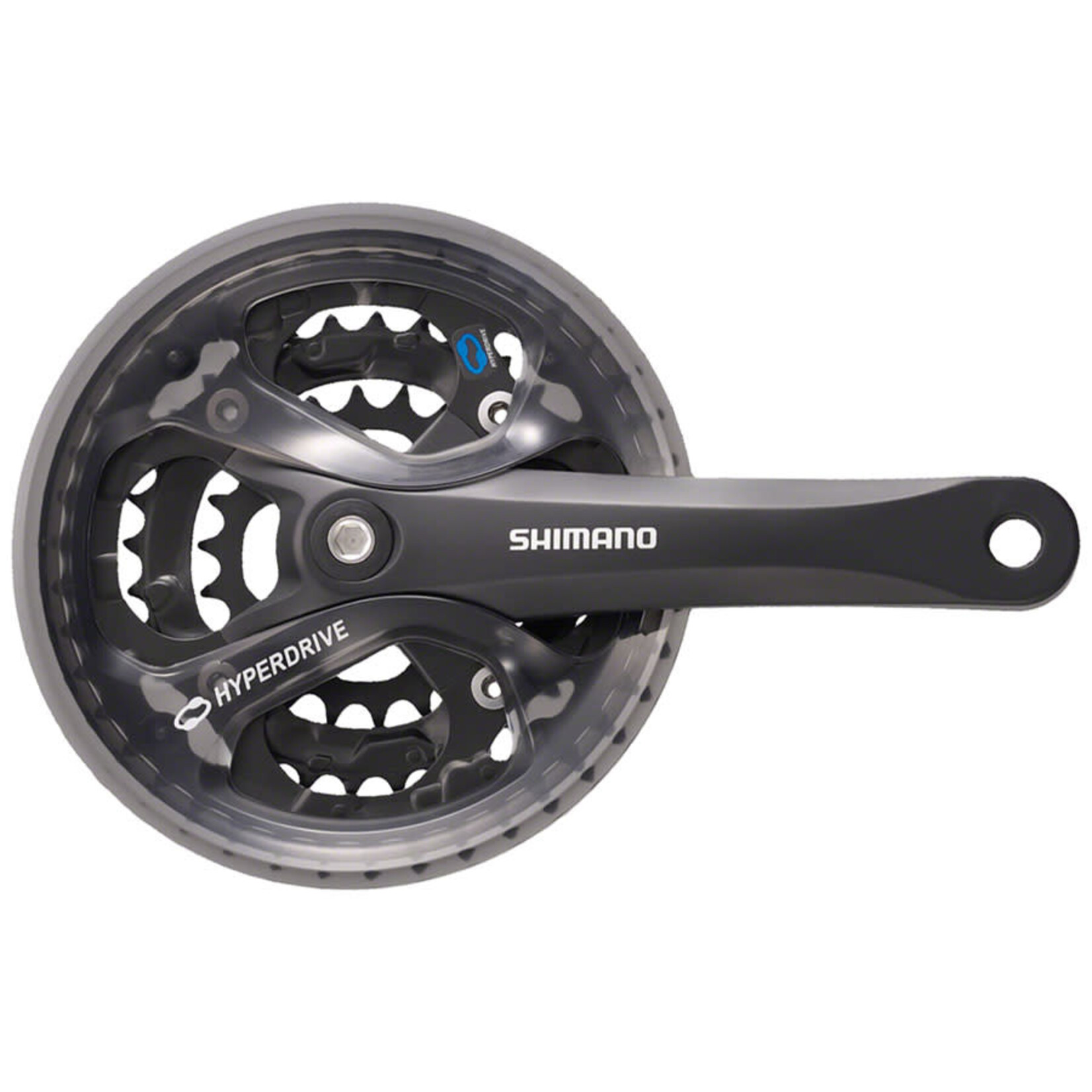 Shimano FRONT CHAINWHEEL  FC-M361-L  FOR REAR 7/8-SPEED  175MM  42X32X22TFOR HG-CHAIN  W/CHAIN GUARD  CHAIN CASECOMPATIBLE  BLACK