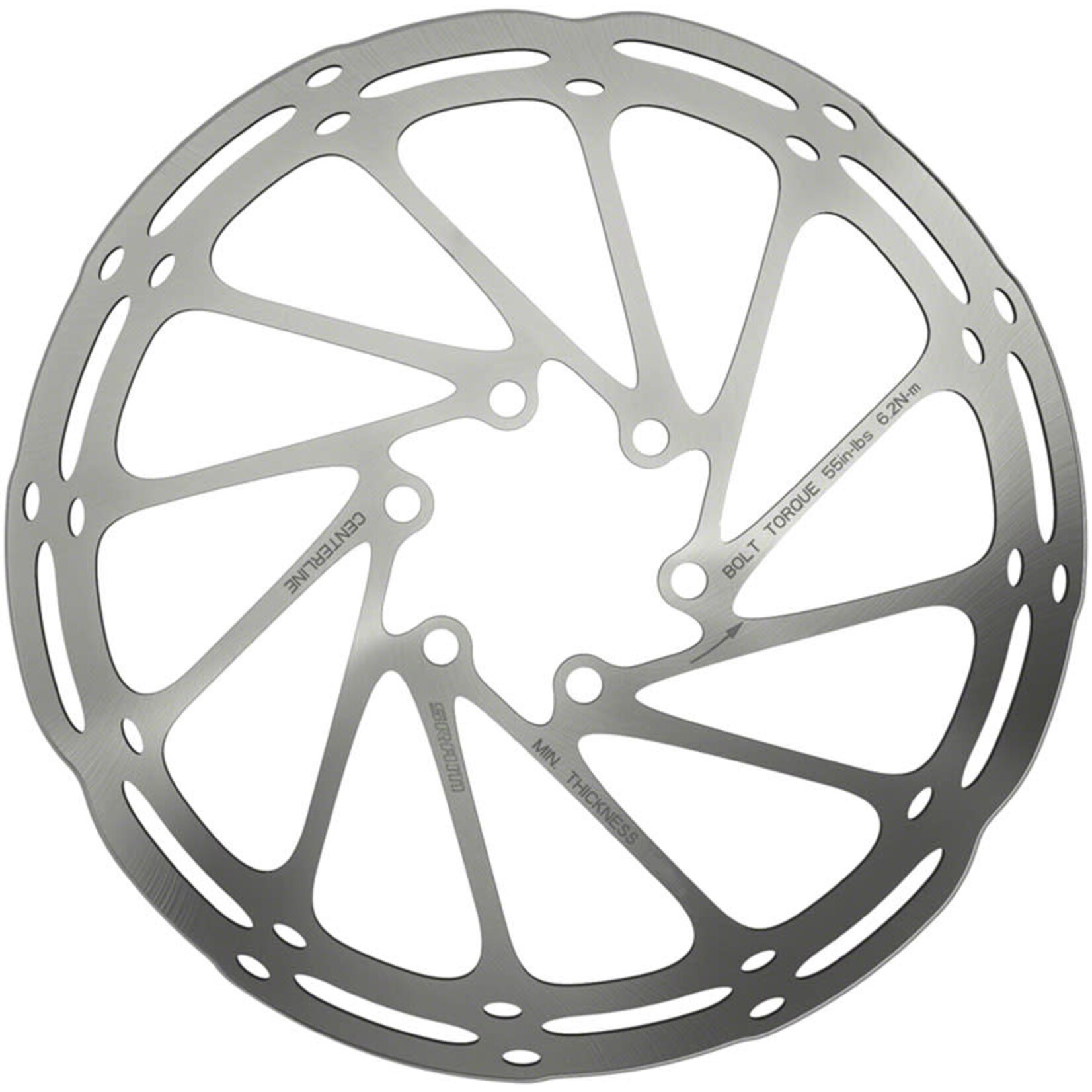 Sram CenterLine Disc Brake Rotor - 180mm, 6-Bolt, 2.0mm