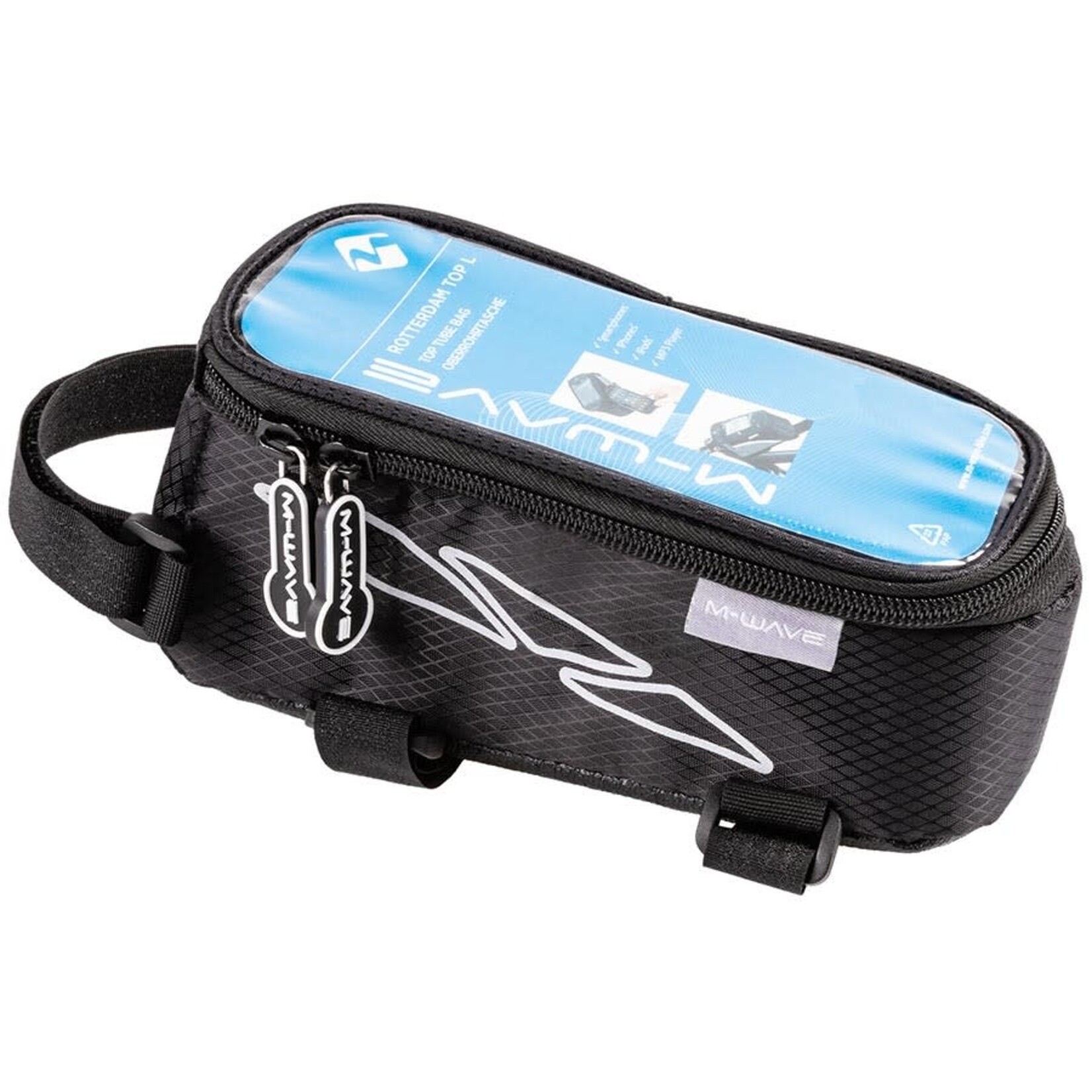 M-Wave Rotterdam, Top Tube Bags, Black