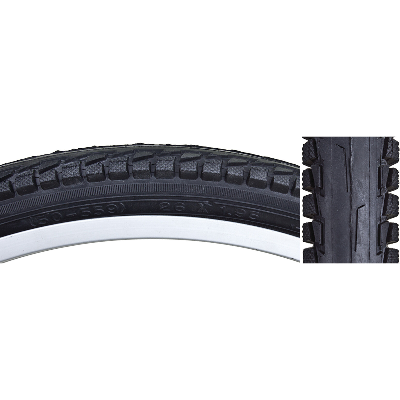 Sunlite 26x1.95 Black City K841C Comfort Wire tire
