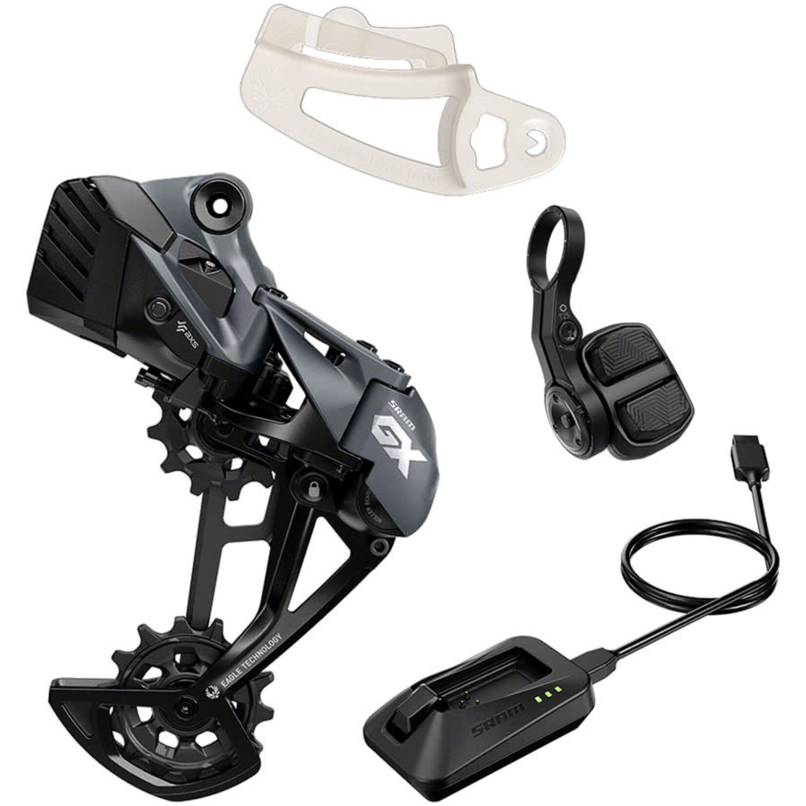 Sram GX Eagle AXS Upgrade Kit - Compatible with any SRAM Eagle Ecosystem Cassettes and Crank Arms, Black, A1