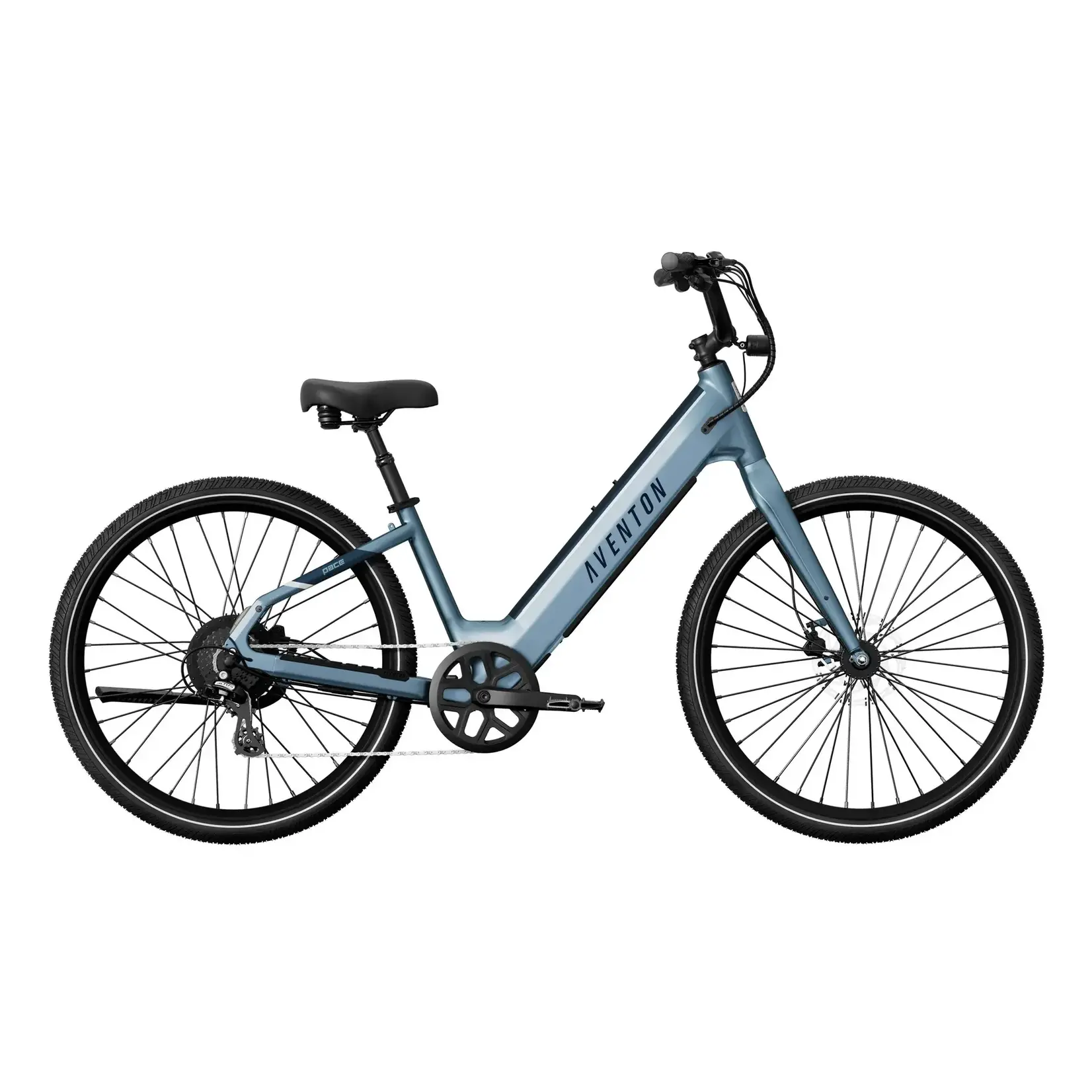 Aventon Pace 4 Step-Through Ebike-Blue Steel/R