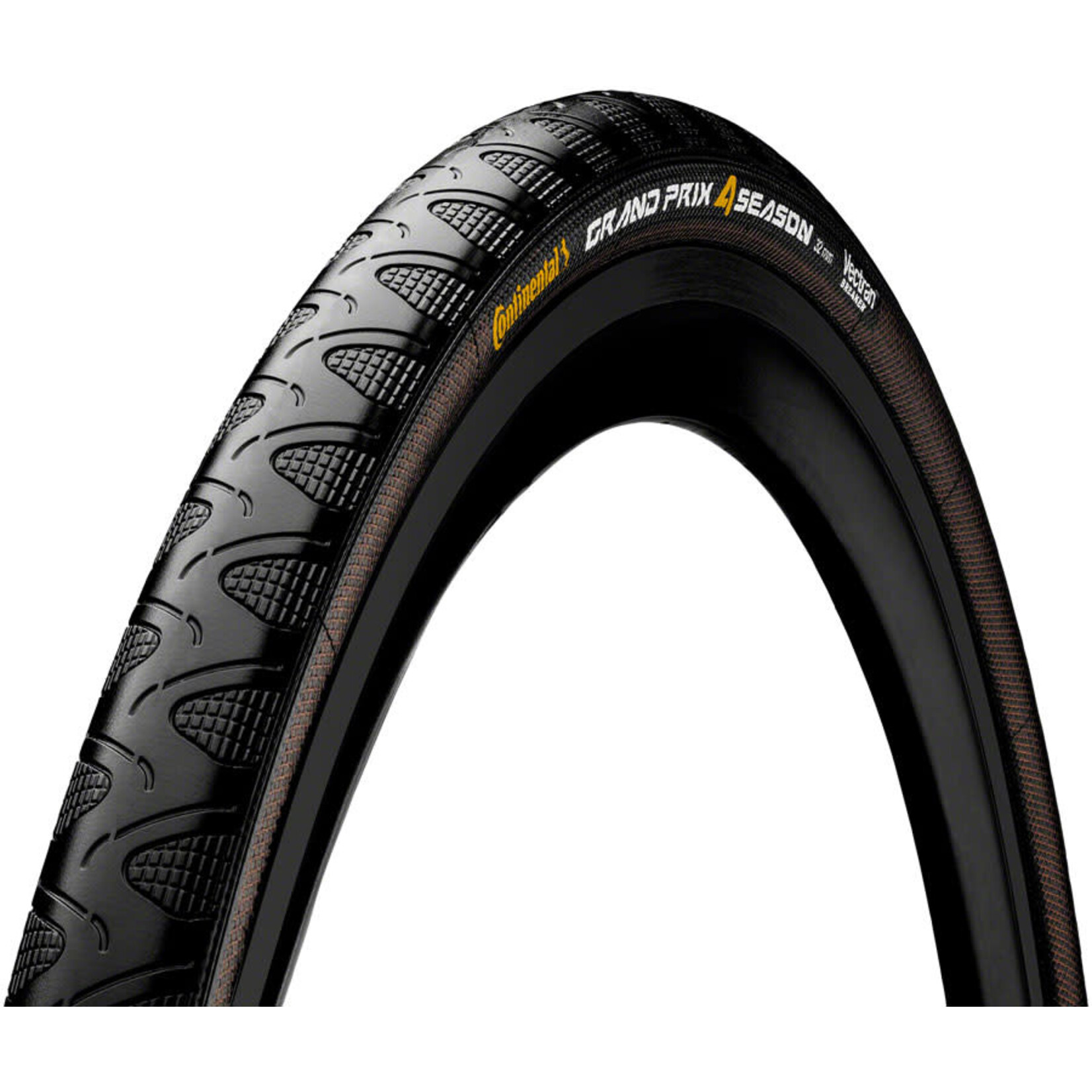 Continental Grand Prix 4-Season Tire - 700 x 32, Clincher, Folding, Black, Vectran Breaker, DuraSkin