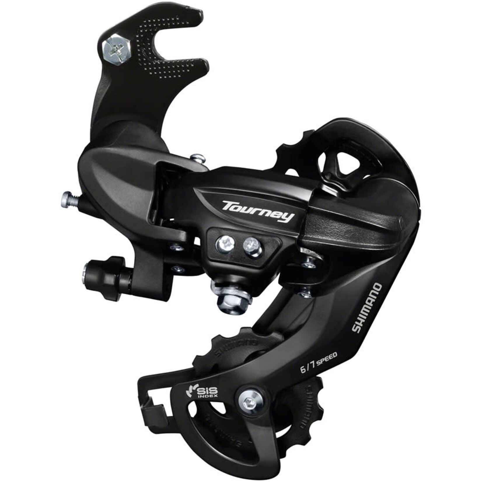 Shimano RD-TY300 Tourney 6/7-Speed, W/Riveted Adapter (Claw Hanger) Rear Derailleur