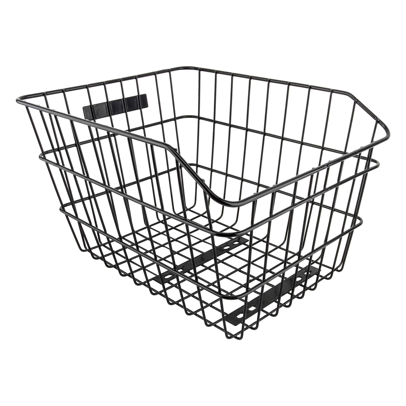 Sunlite Rear Basket Black Wire Steel Black  16x13x8