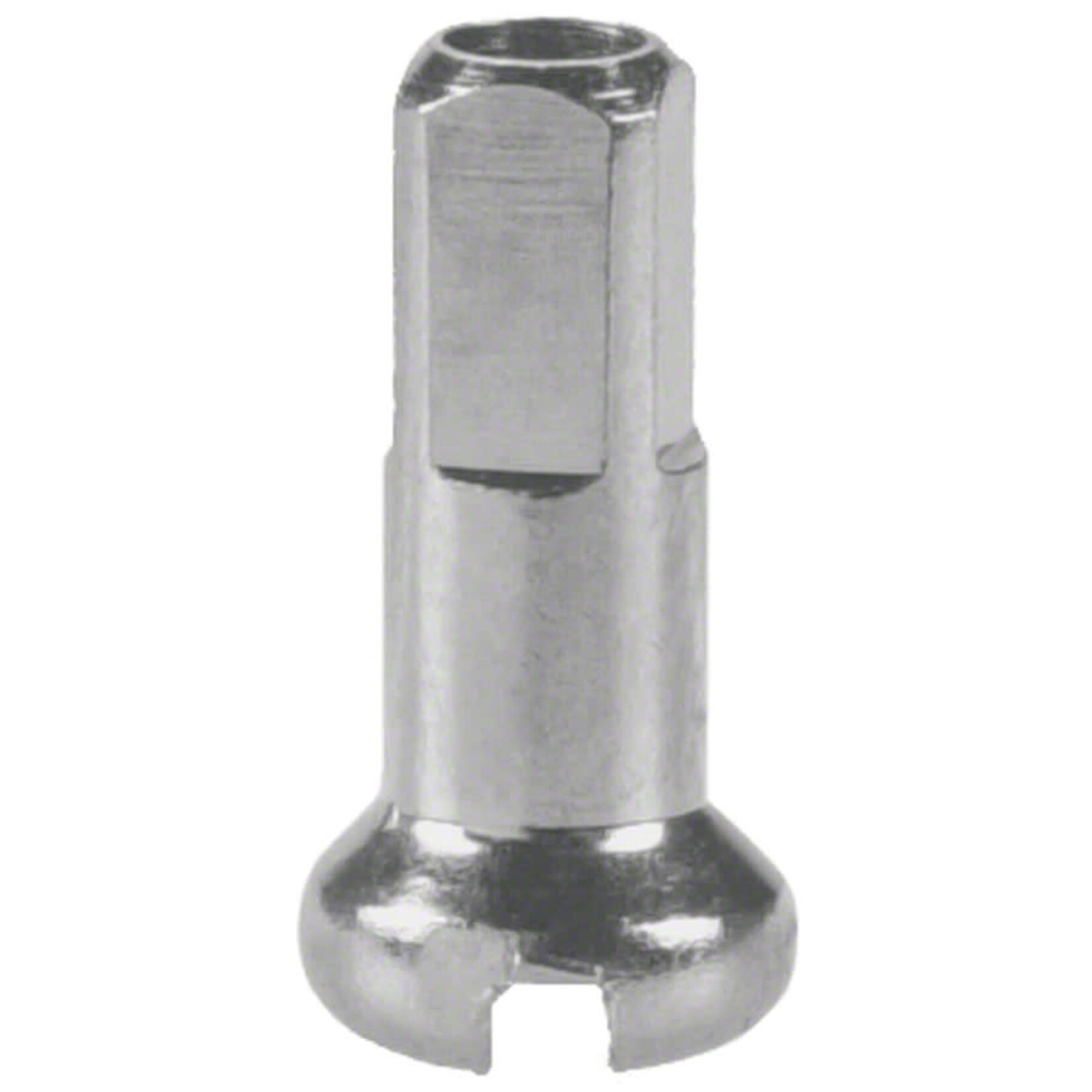 DT SWISS Brass Nipple, 14g/12mm, Silver single