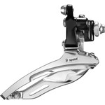 microSHIFT R539 Front Derailleur - 9-Speed, Triple for 52/42/30t, Braze On, Shimano Compatible, Black