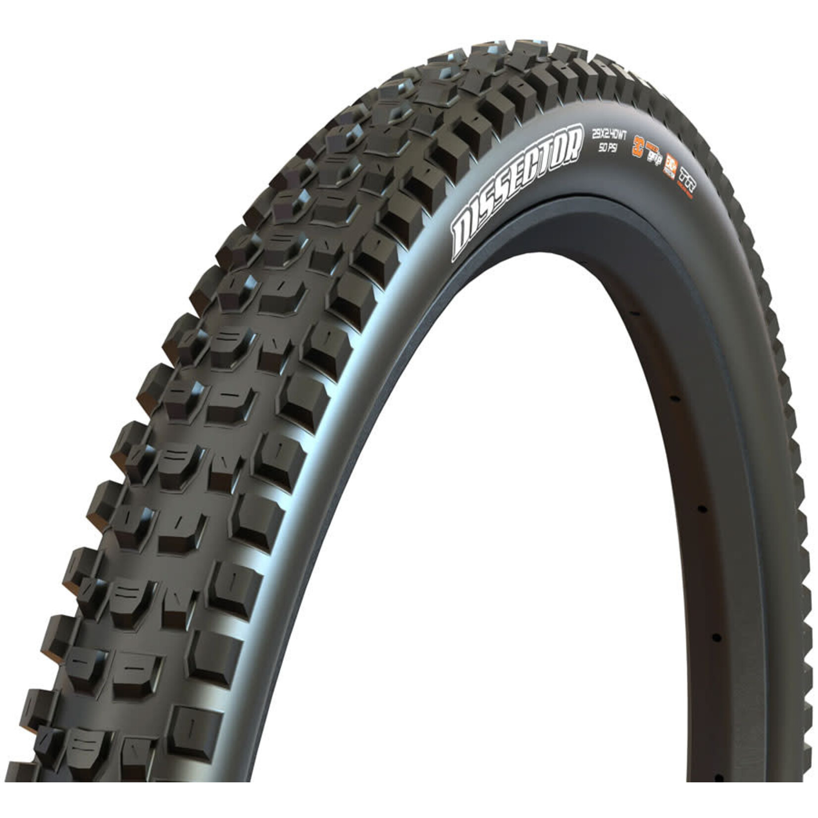 Maxxis Dissector II Tire - 29 x 2.4, Tubeless, Folding, Black, 3C Maxx Terra, EXO, Wide Trail