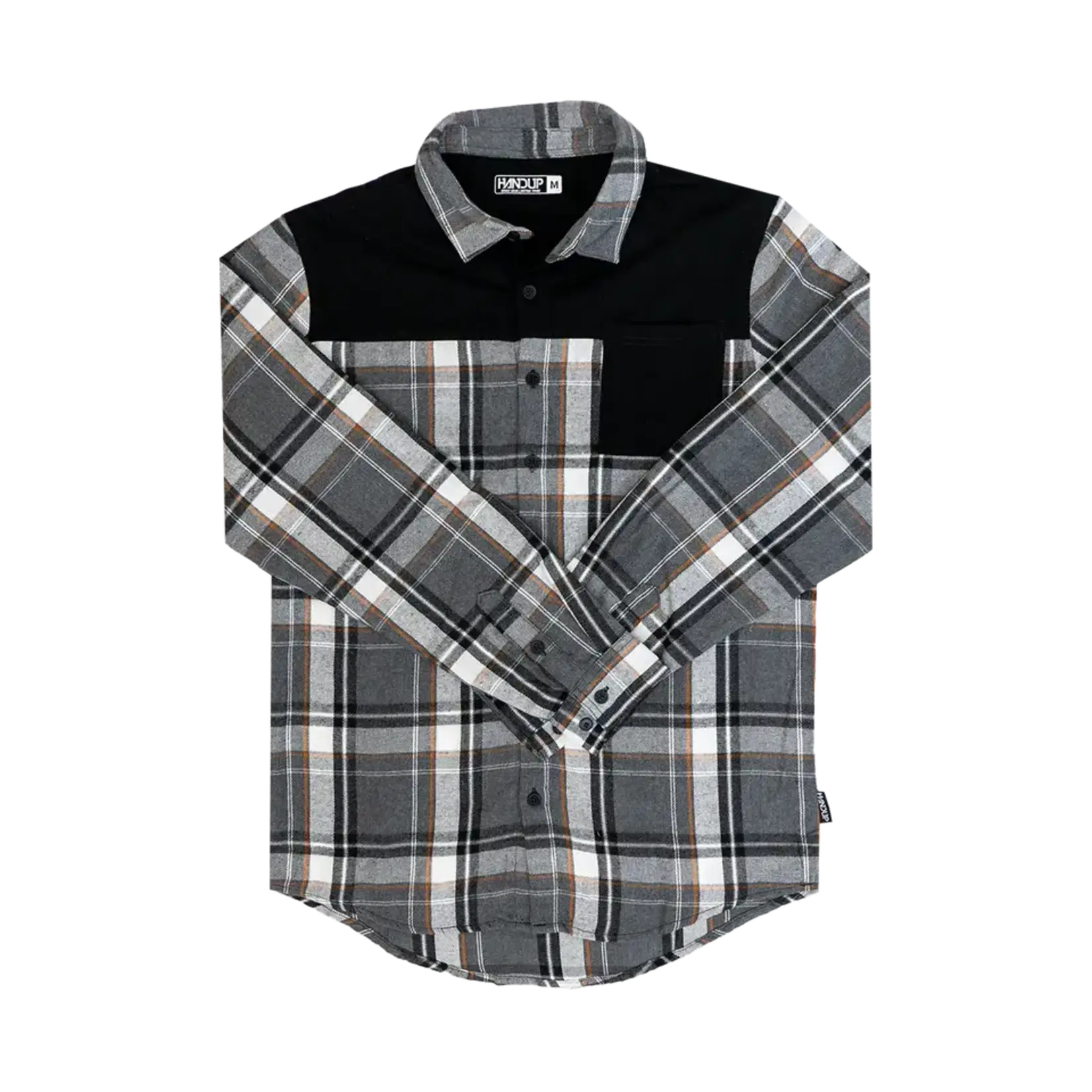 Handup FlexTop Flannel - Black/Grey -X-Large