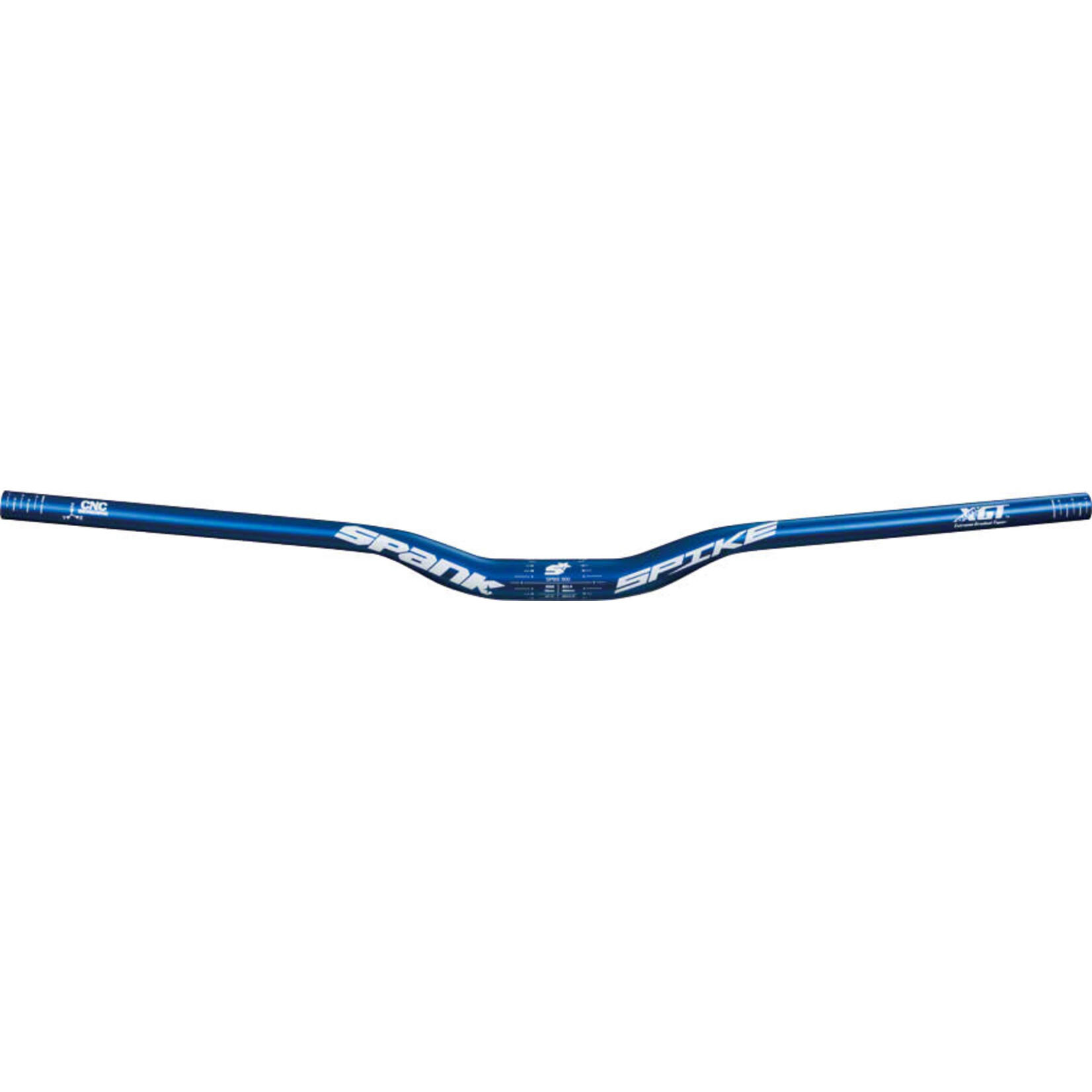 Spank Spike Race Bars 800mm Wide, 30mm Rise, 31.8mm Clamp Matte Blue