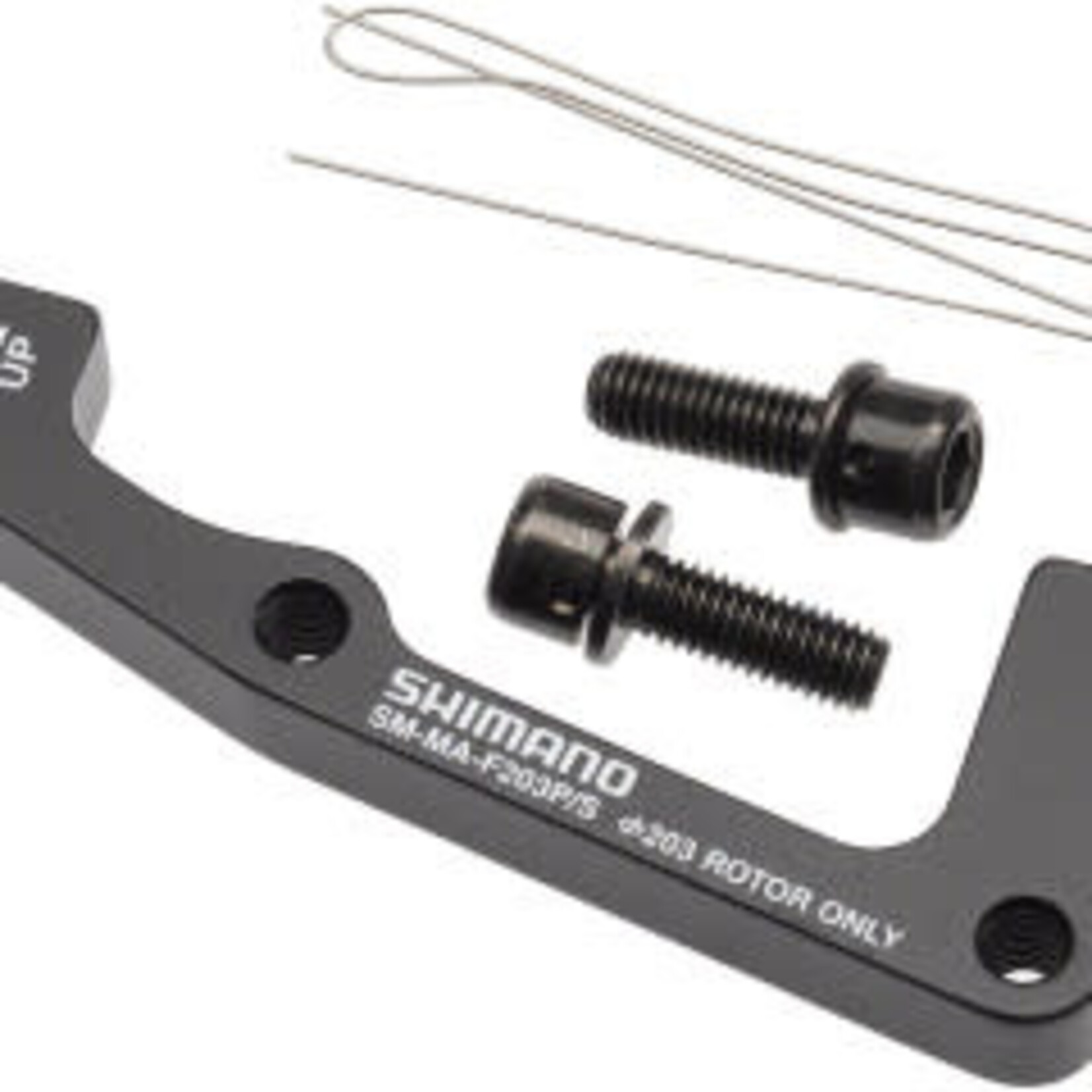 Shimano F203P/S Disc Brake Adaptor for 203mm Rotor, 74mm Caliper, 51mm Fork