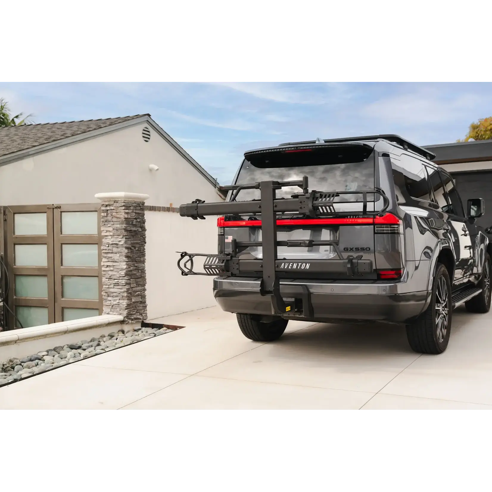 Aventon Hitch Rack - Premium tire clamping