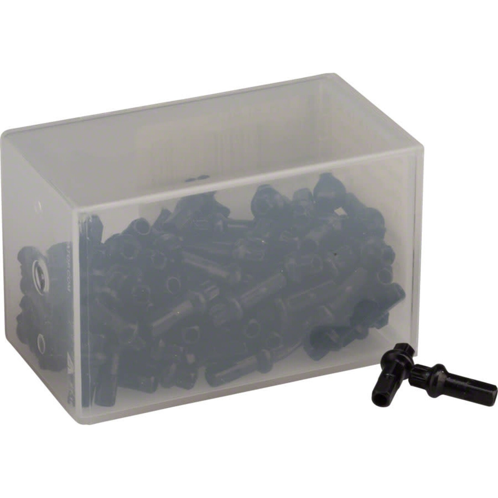 DT SWISS Pro Head Spoke Nipples - Aluminum, 2.0 x 15mm, Black, Box of 100