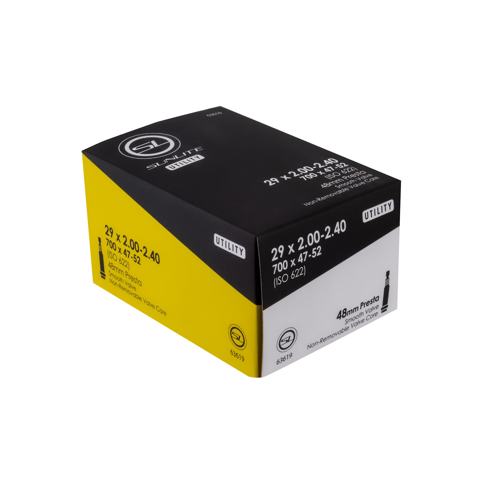 Sunlite 29x2.00-2.40 (700x47-52) 48mm Presta Valve Tube