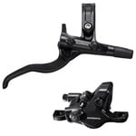 Shimano BL-M4100(R)  BR-MT410(R) Disc Brake Set W/ RESIN PAD (W/O FIN)  1700mm Hose Black Rear