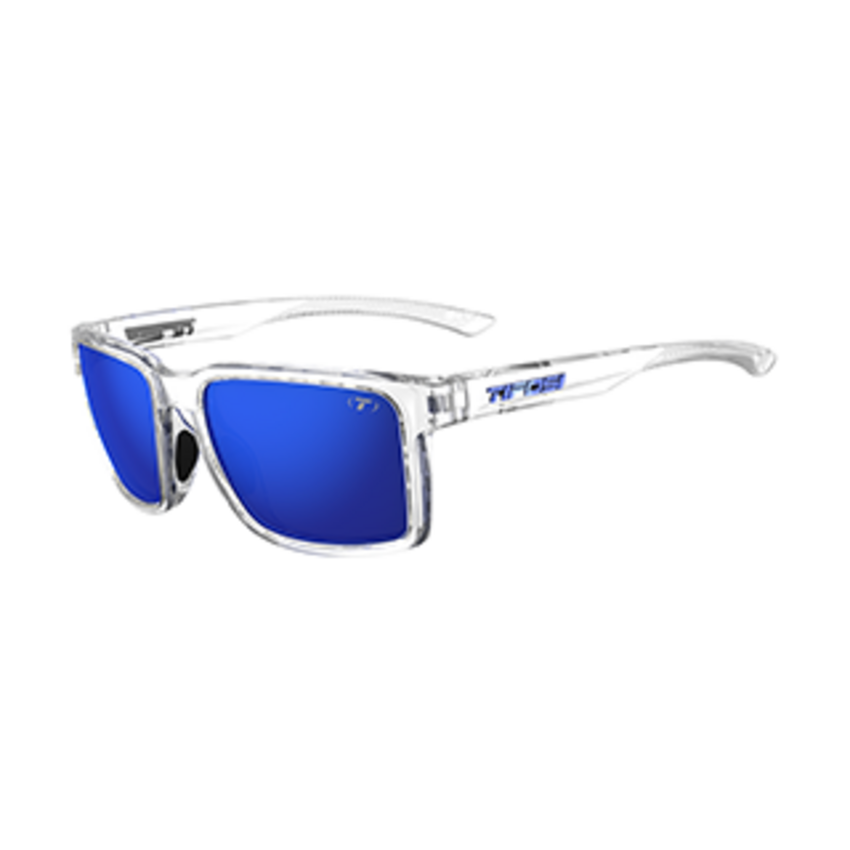 Tifosi Optics Sylo, Crystal Clear Single Lens Sunglasses Cobalt Blue Mirror