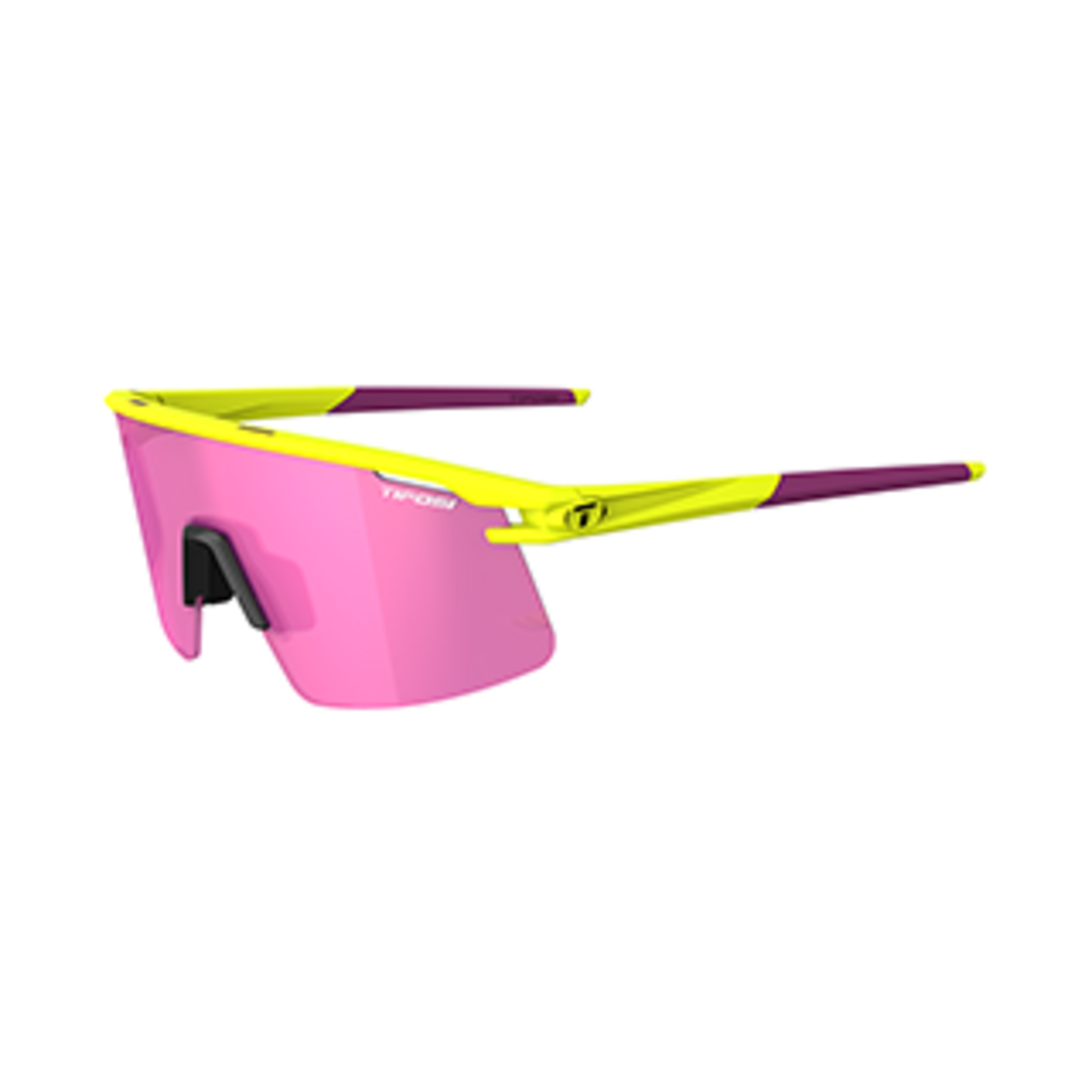 Tifosi Optics Moab Lite, Speed Yellow Interchangeable Sunglasses Clarion Sunset Pink/AC Red/Clear